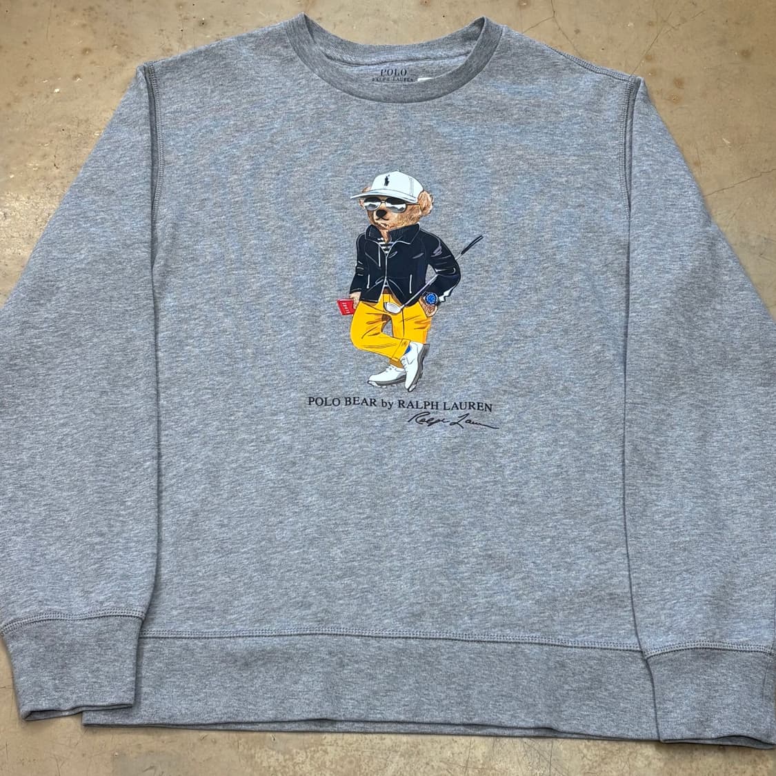 🫶🏻 폴로랄프로렌 폴로베어 골프 그레이 맨투맨 🫶🏻 상품이미지1