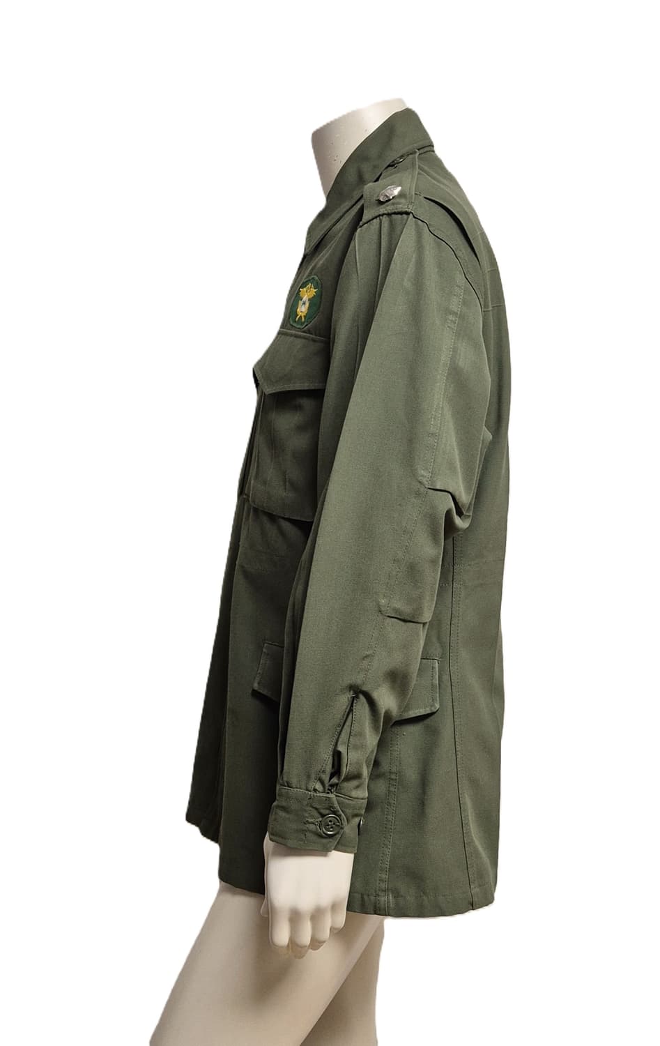 국군 전경 구형 의경 민무늬 야전상의 전투복 상의 자켓 (L) 상품이미지2