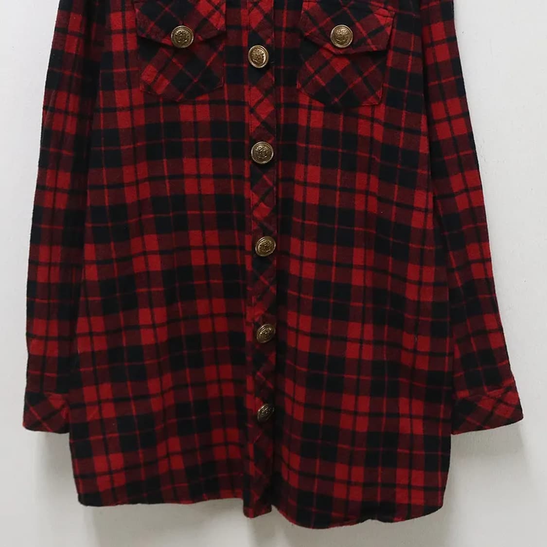 SORRIDERE 체크 버클 포인트 셔츠 63641 상품이미지4