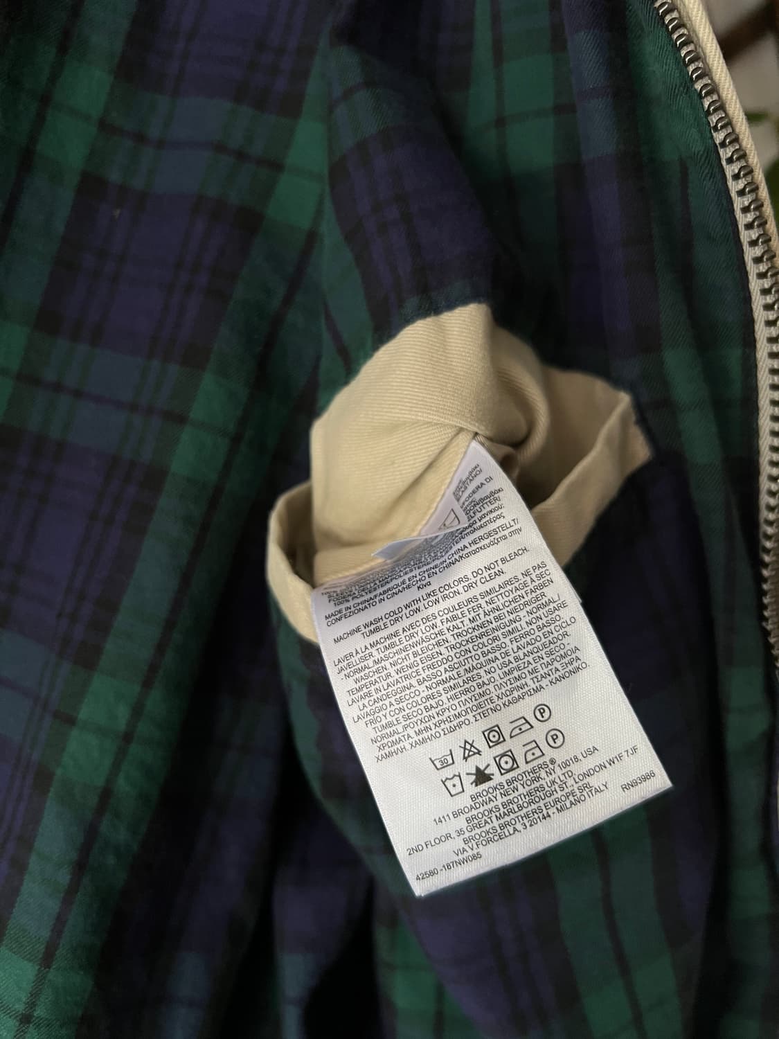 [M]브룩스브라더스 클래식 베이지 투웨이 드리즐러 자켓 상품이미지6