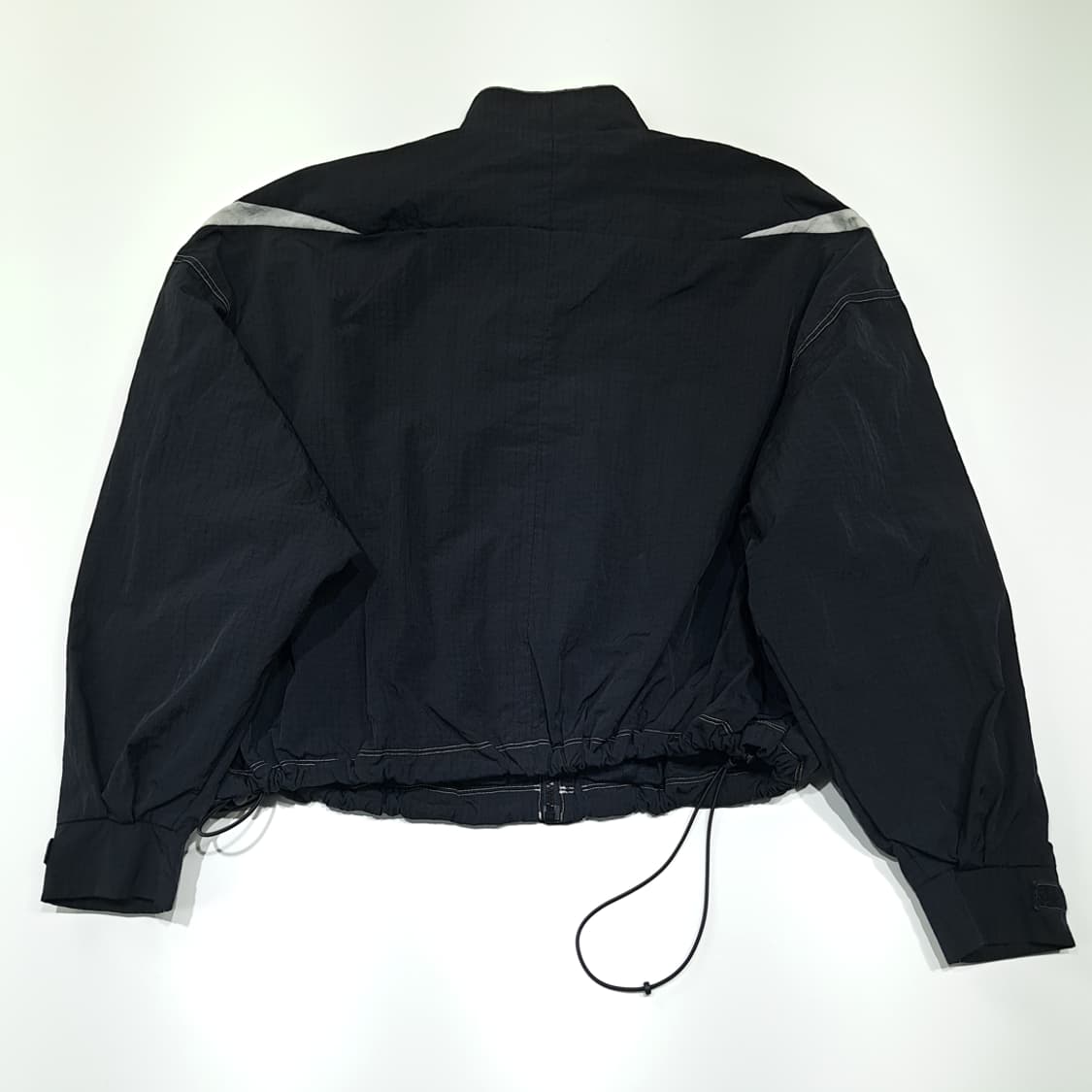 CK142 S 나이키 90s 올드스쿨 빅스우시 블랙 크롭 바람막이 자켓 상품이미지7