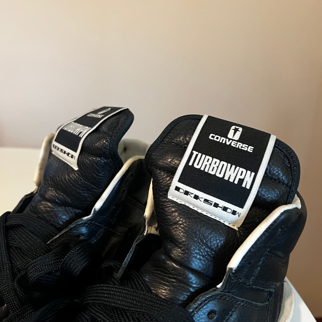 컨버스 x 다크쉐도우 터보웨폰 블랙  상품이미지6