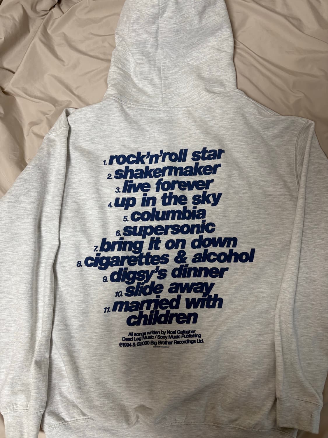 오아시스 공식 머천 후드집업 상품이미지4