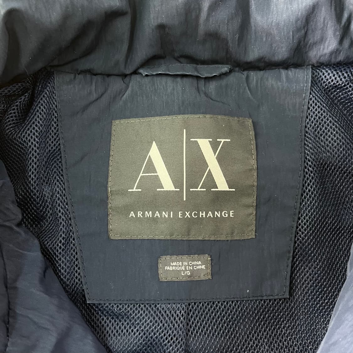 100 알마니 익스체인지 하이넥 윈드브레이커 필드 자켓 상품이미지2