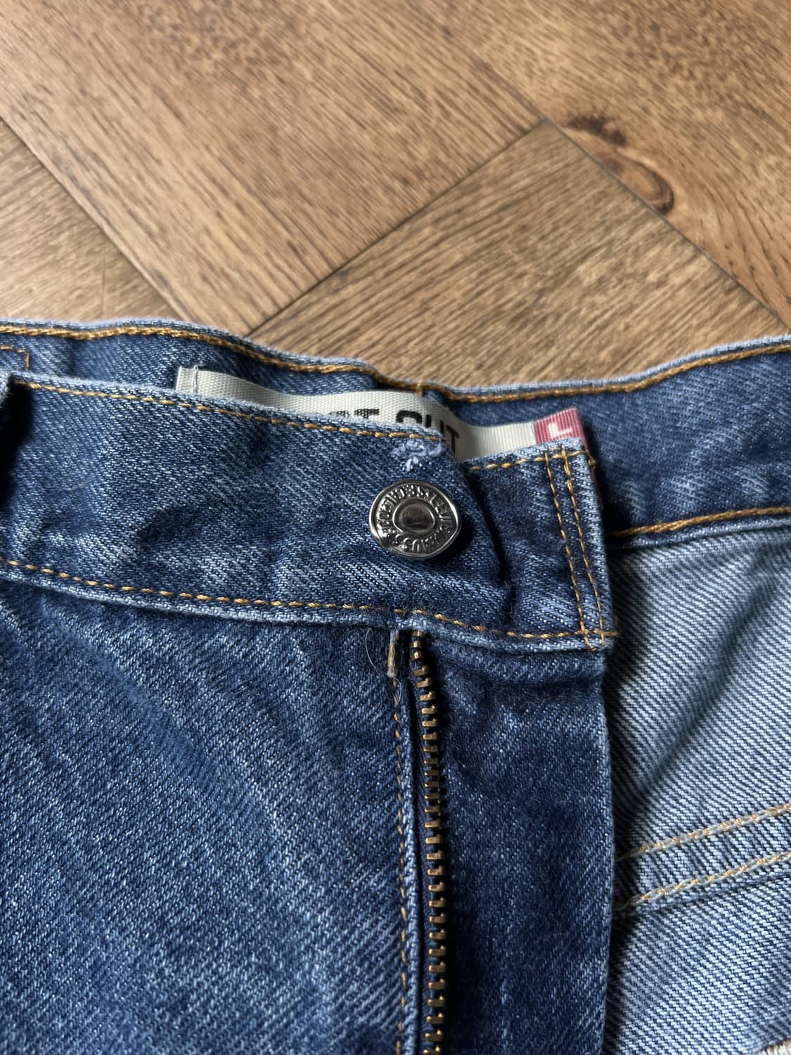 [34]00's 리바이스 USA 517 빈티지 워싱 플레어핏 데님 팬츠 상품이미지9