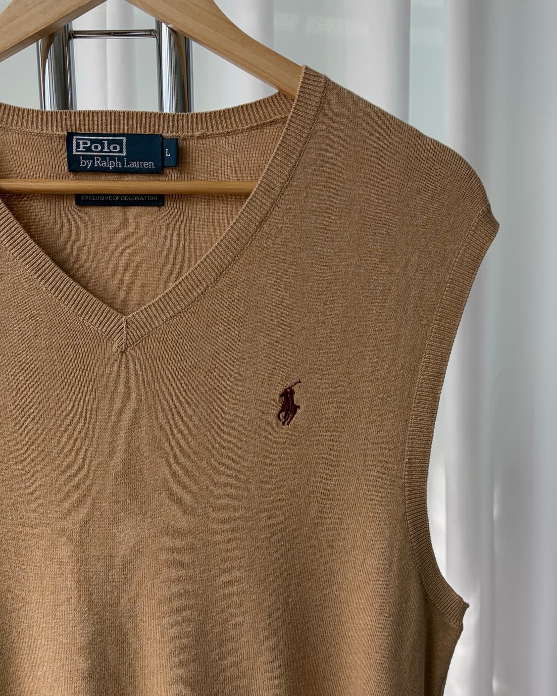 [L]폴로 랄프로렌 피마 코튼 니트 베스트 상품이미지5