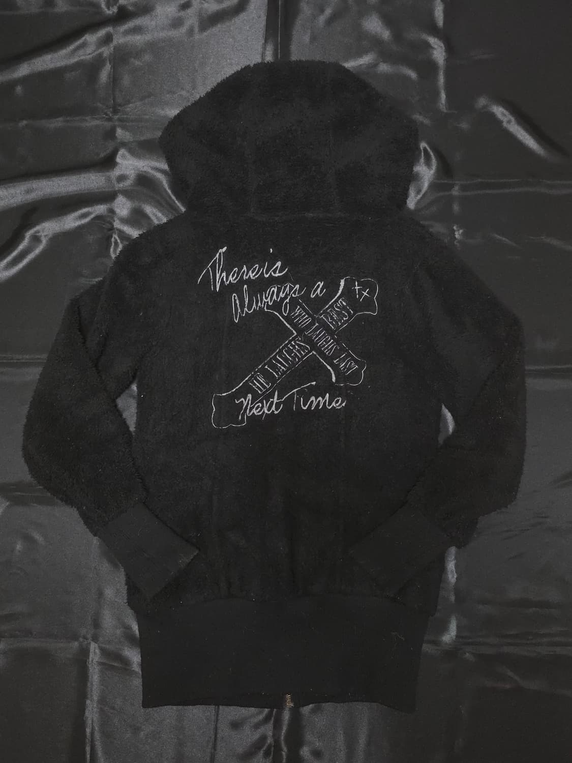 펑크 털 후드 집업 상품이미지2