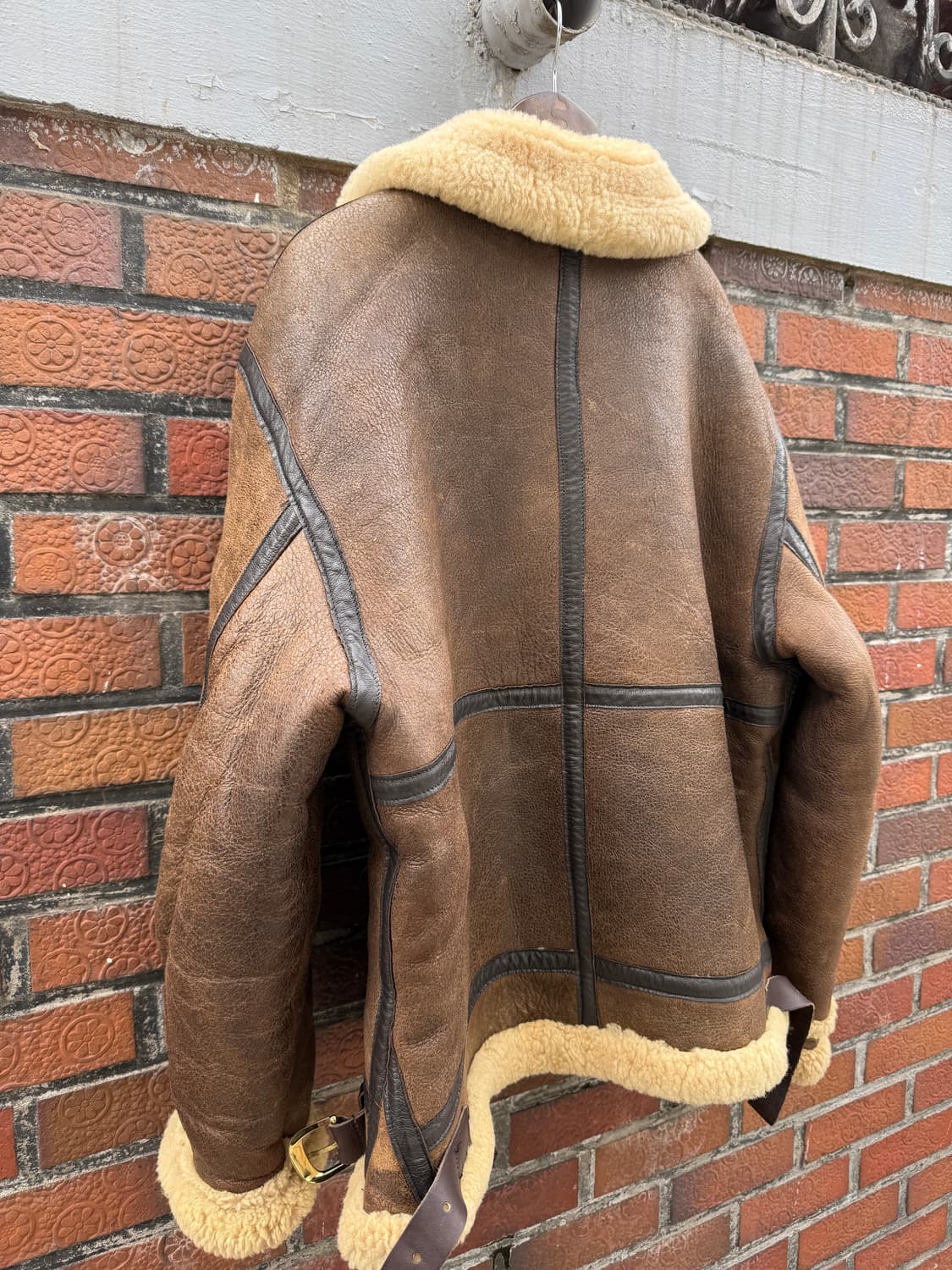 80s 골든베어 b-3 무스탕 40(XL) 상품이미지5