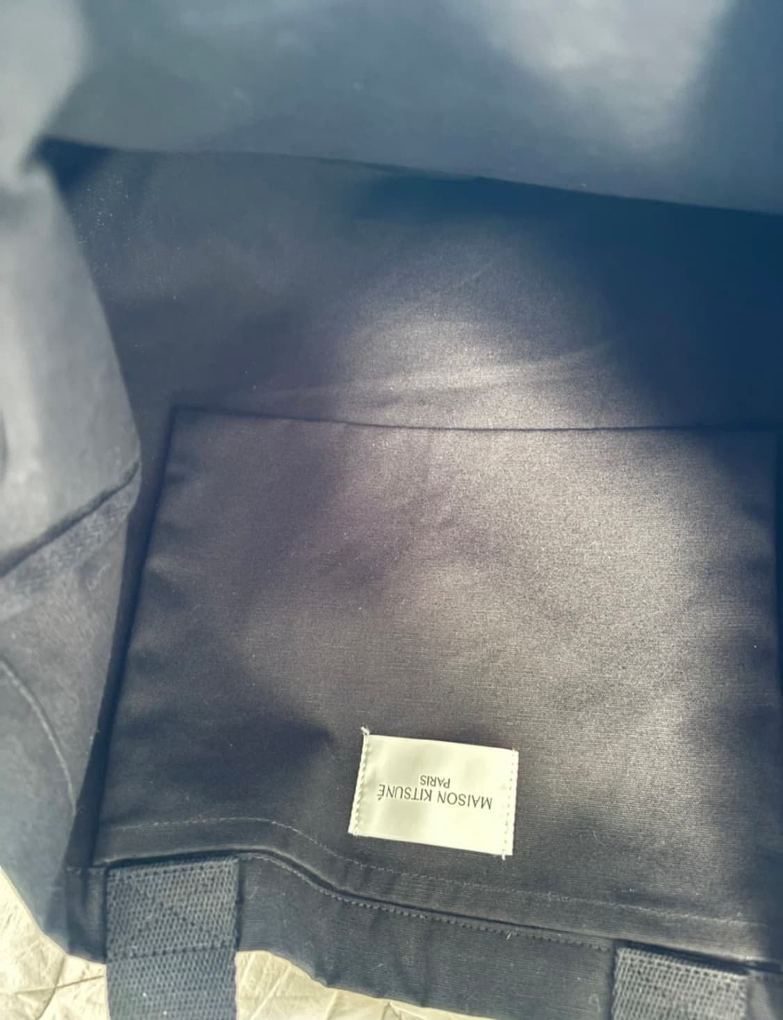 메종키츠네 폭스 헤드 토트백 블랙 상품이미지3