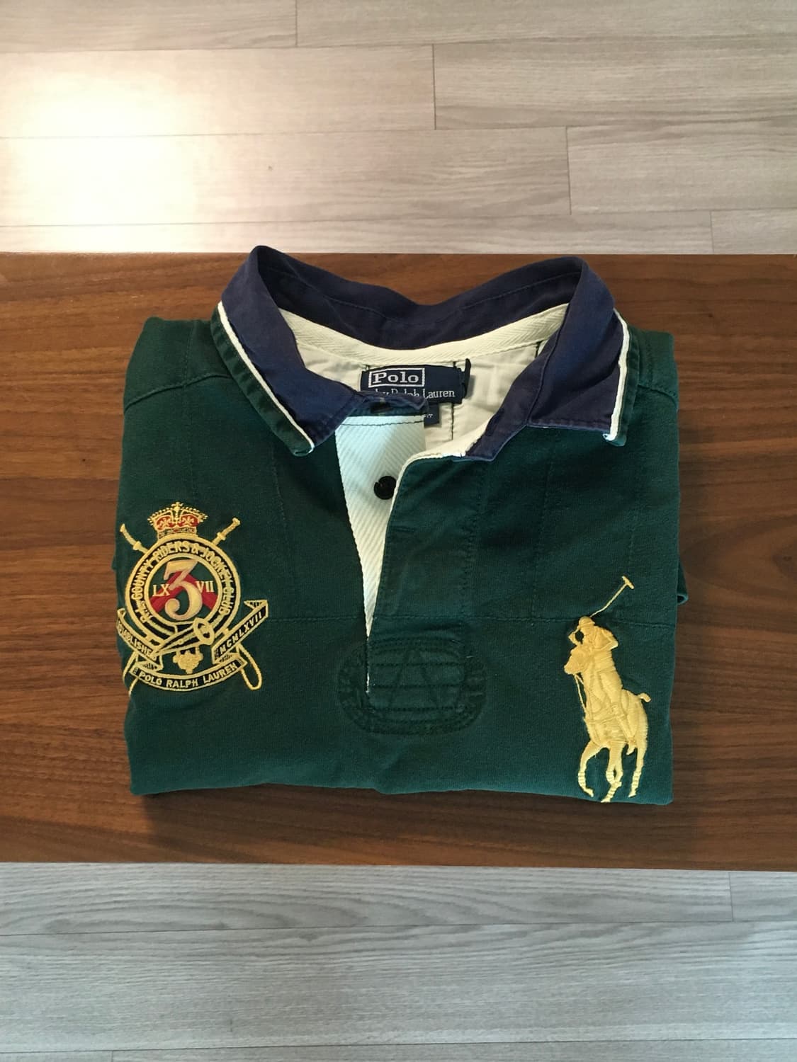 폴로 빅포니 긴팔 럭비티 그린 상품이미지1
