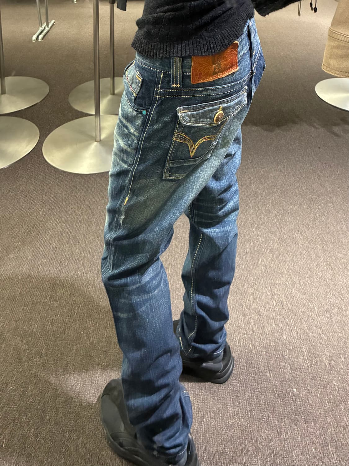 M)EDWIN vintage 블루트립 빈티지 데님팬츠 상품이미지1