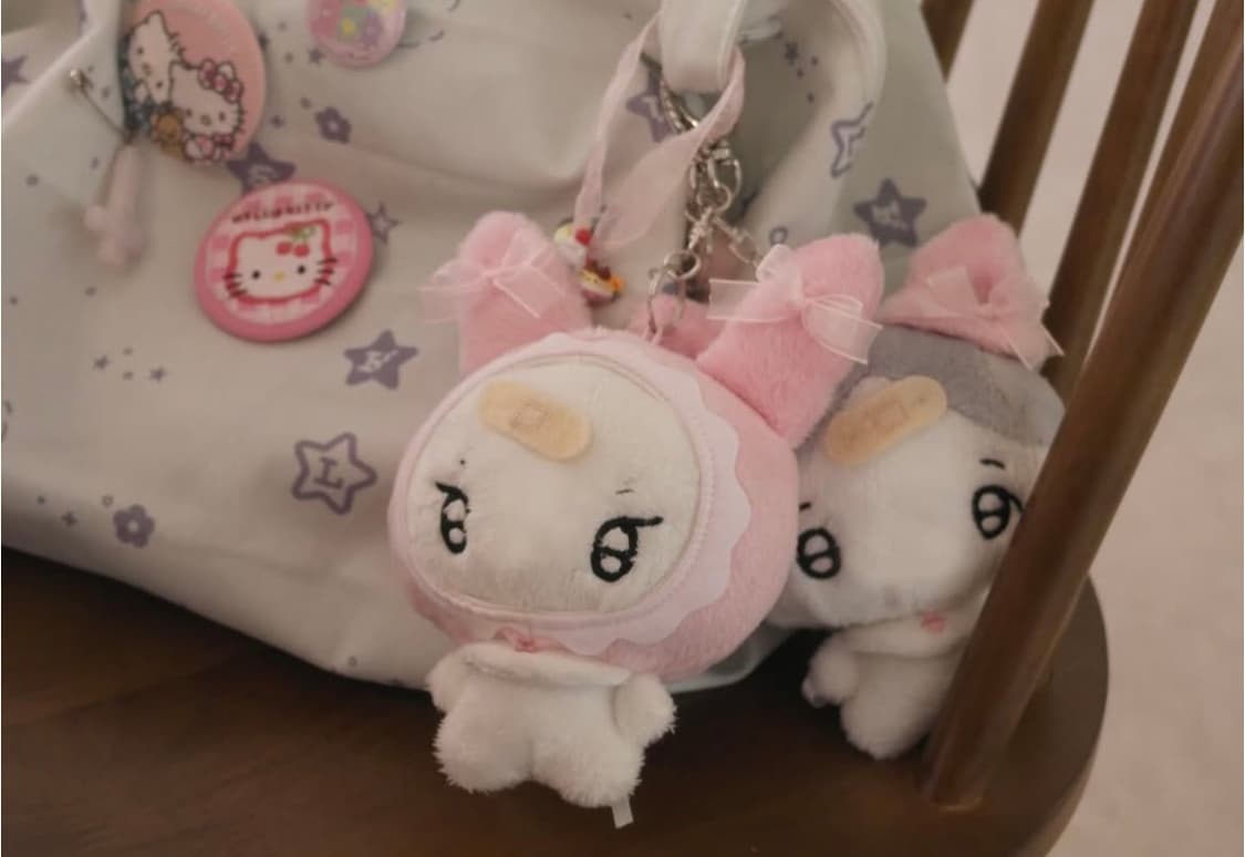 로즈멜리클럽 소라 하나 고전 빈티지 라떼히메갸루 스티커 굿즈 인형 핀터 상품이미지2