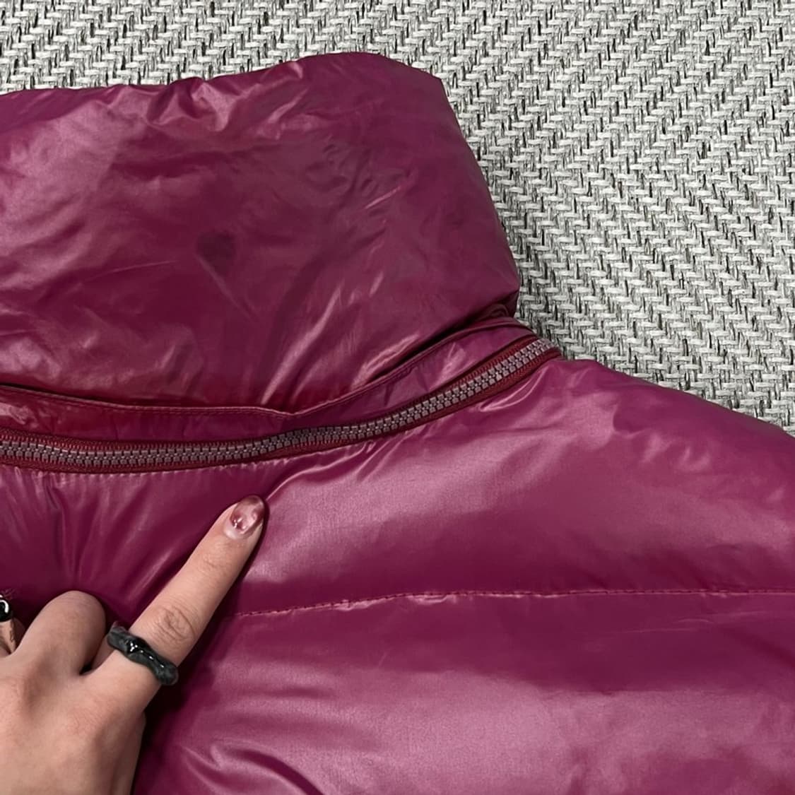 아디다스 배색 다운패딩 v0652 상품이미지6