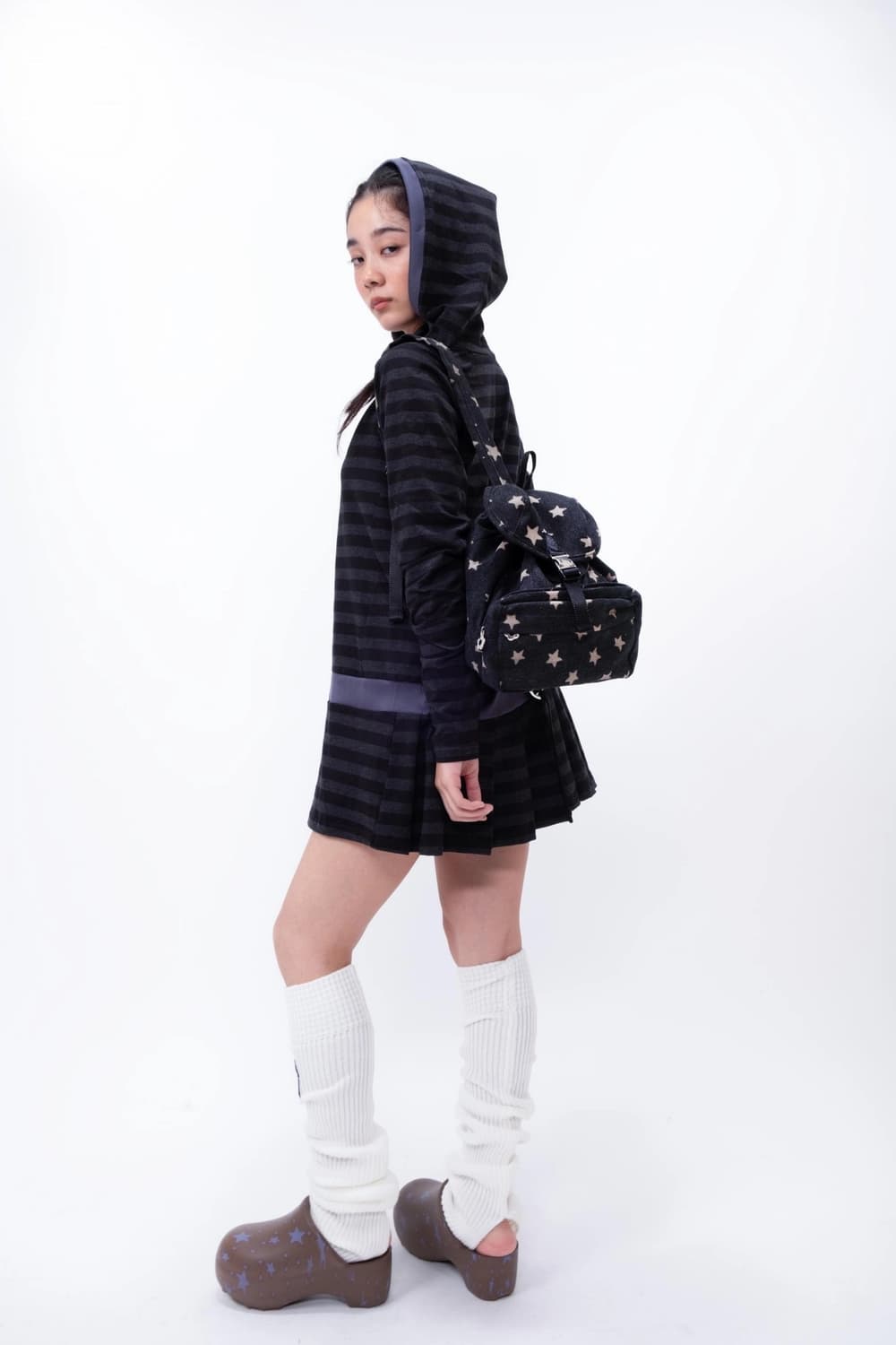 샬롬클럽 Mola Bg Hoody Dress - Stripe 상품이미지1