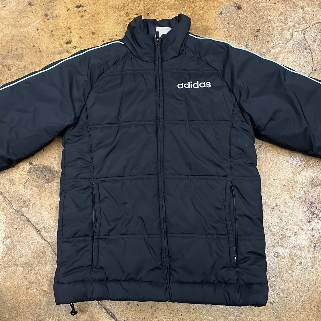[정품/xs,90] 아디다스 패딩 자켓 블랙 b15 상품이미지3