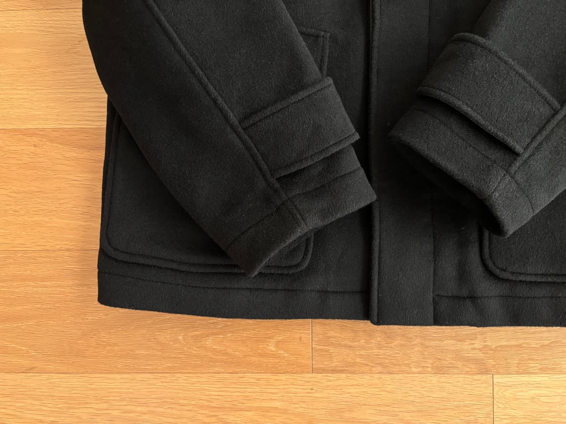 예일 발마칸 하프 코트 블랙 M 상품이미지3