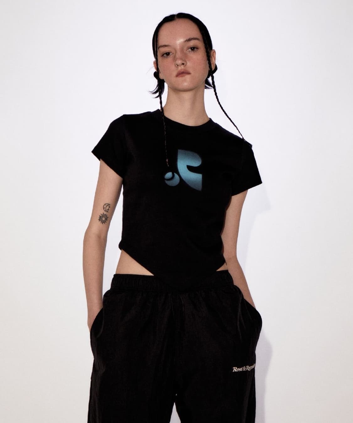 레스트앤레크레이션 애로우 티셔츠 네이비 상품이미지6