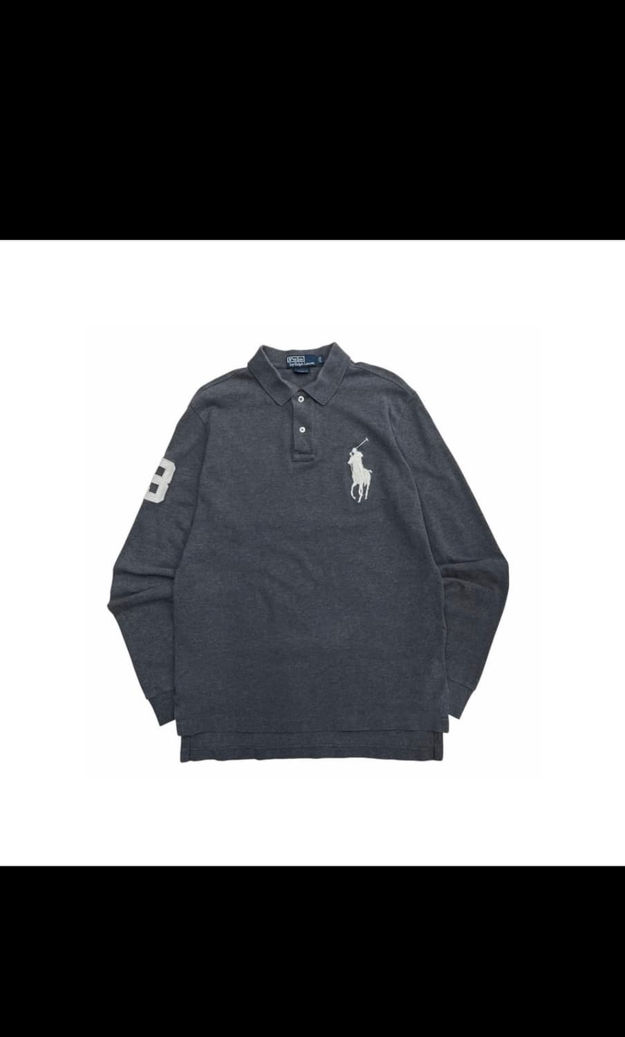 구해요) 차콜 폴로 빅포니 카라티 상품이미지1