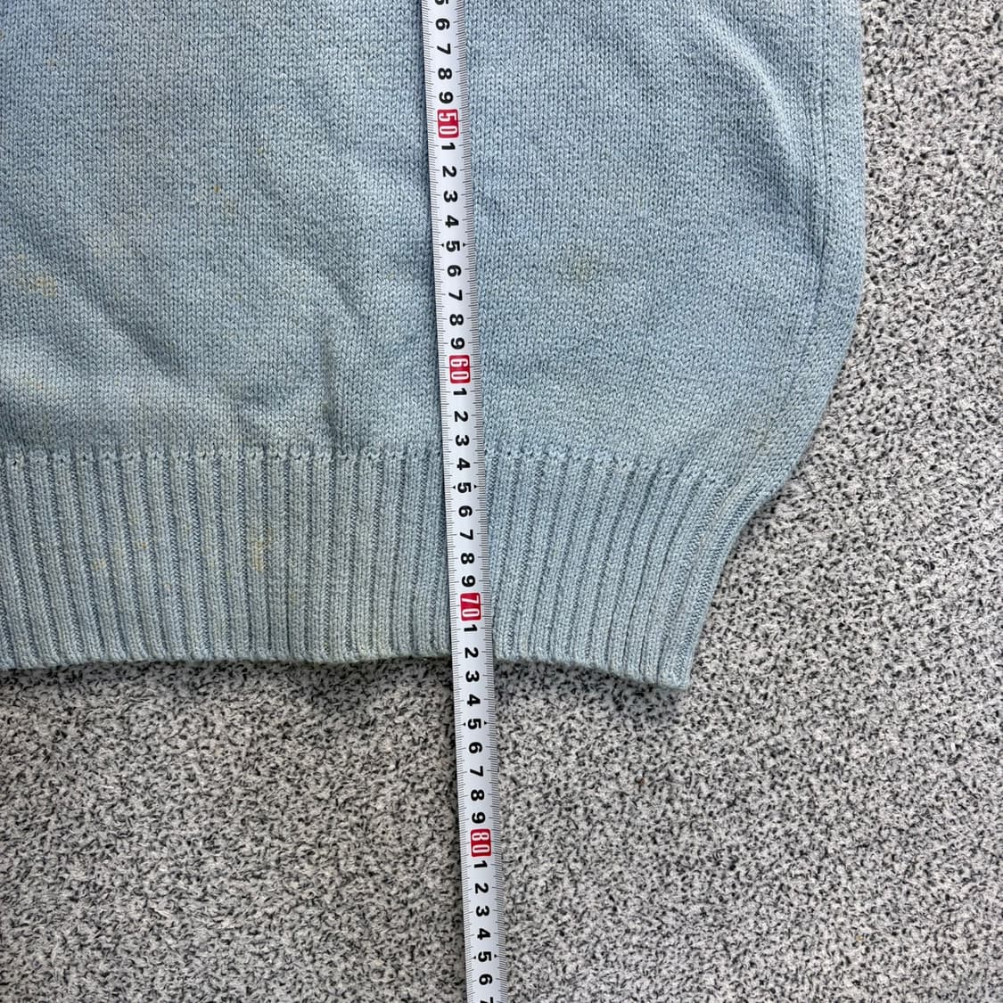 실측 폴로 남성 긴팔 니트(오염) 0409J 상품이미지7