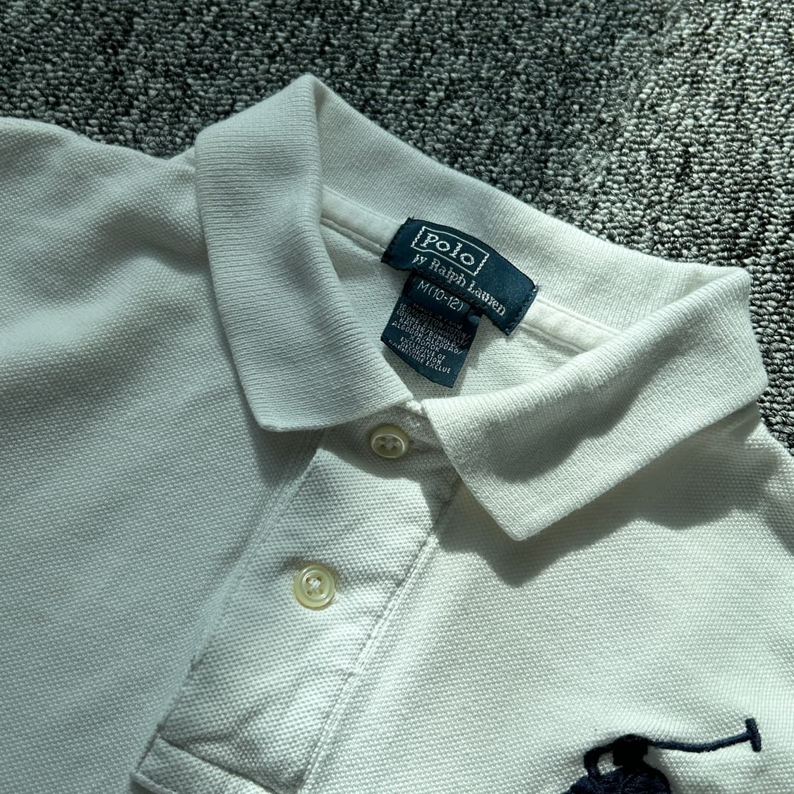 폴로 랄프로렌 화이트 빅포니 긴팔 PK 상품이미지4