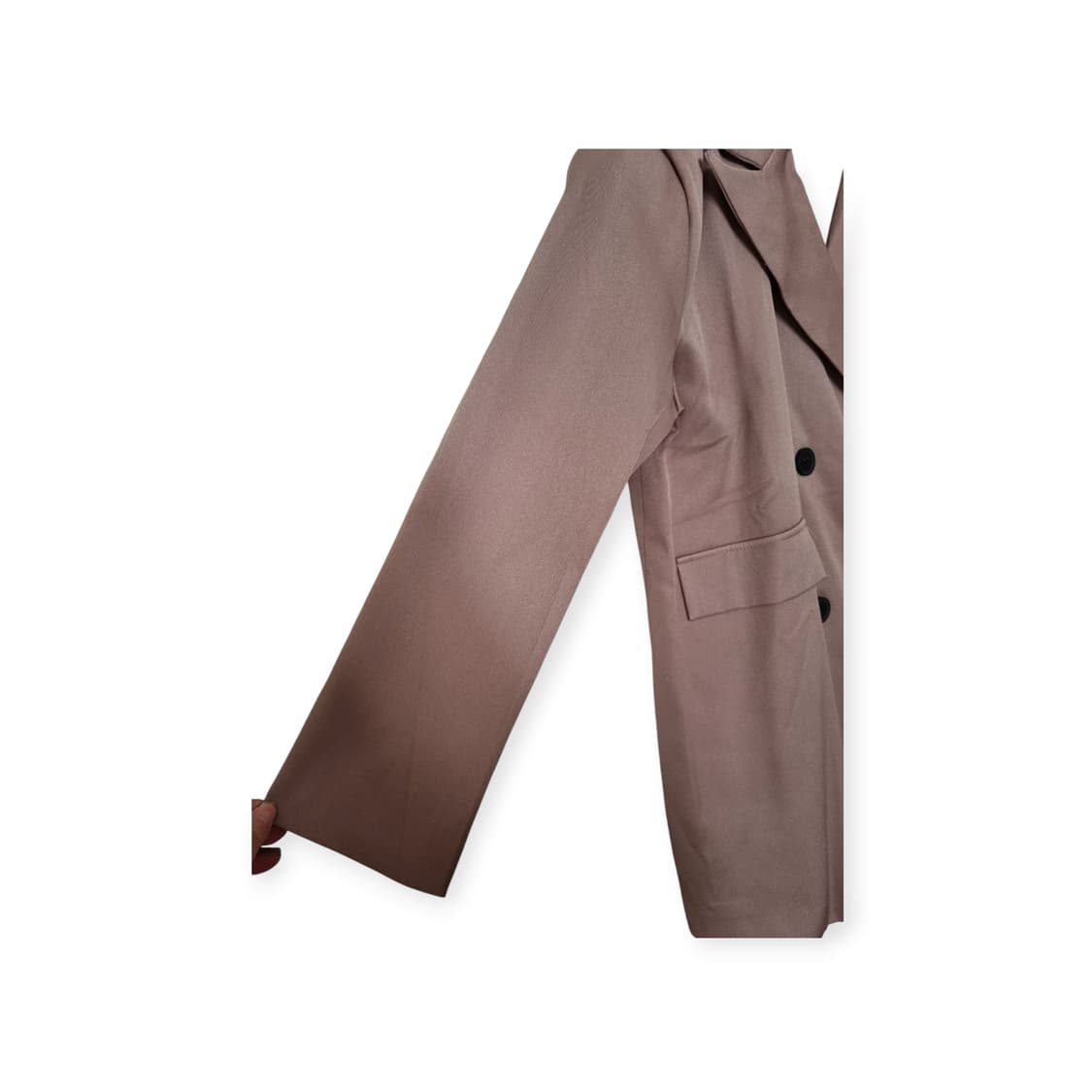 SENZHE 더블 버튼 오버핏 롱 자켓/XL사이즈 상품이미지4