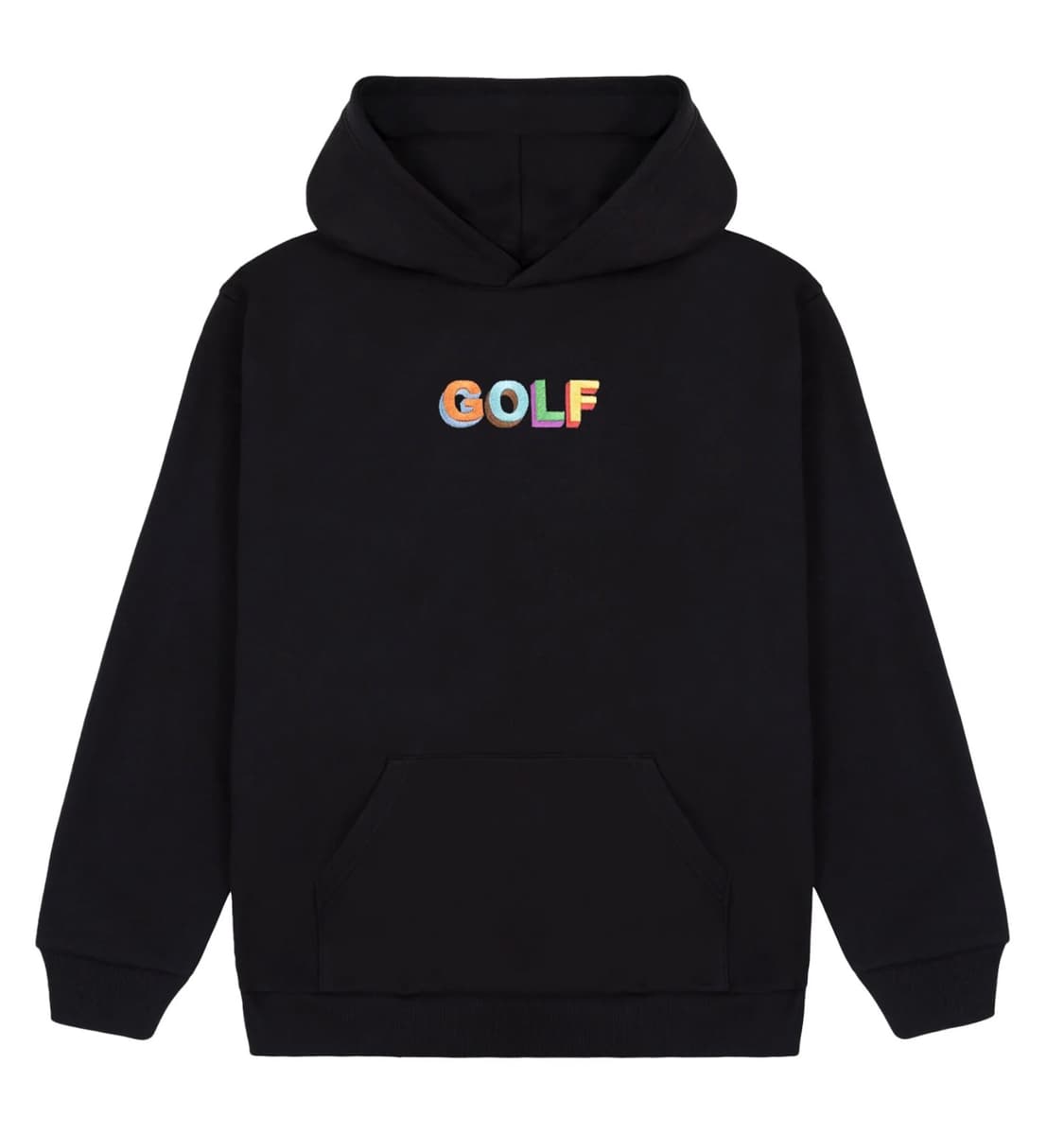 Golf Wang의 멀티 3D 로고 후드티 블랙 색상 XL 상품이미지2