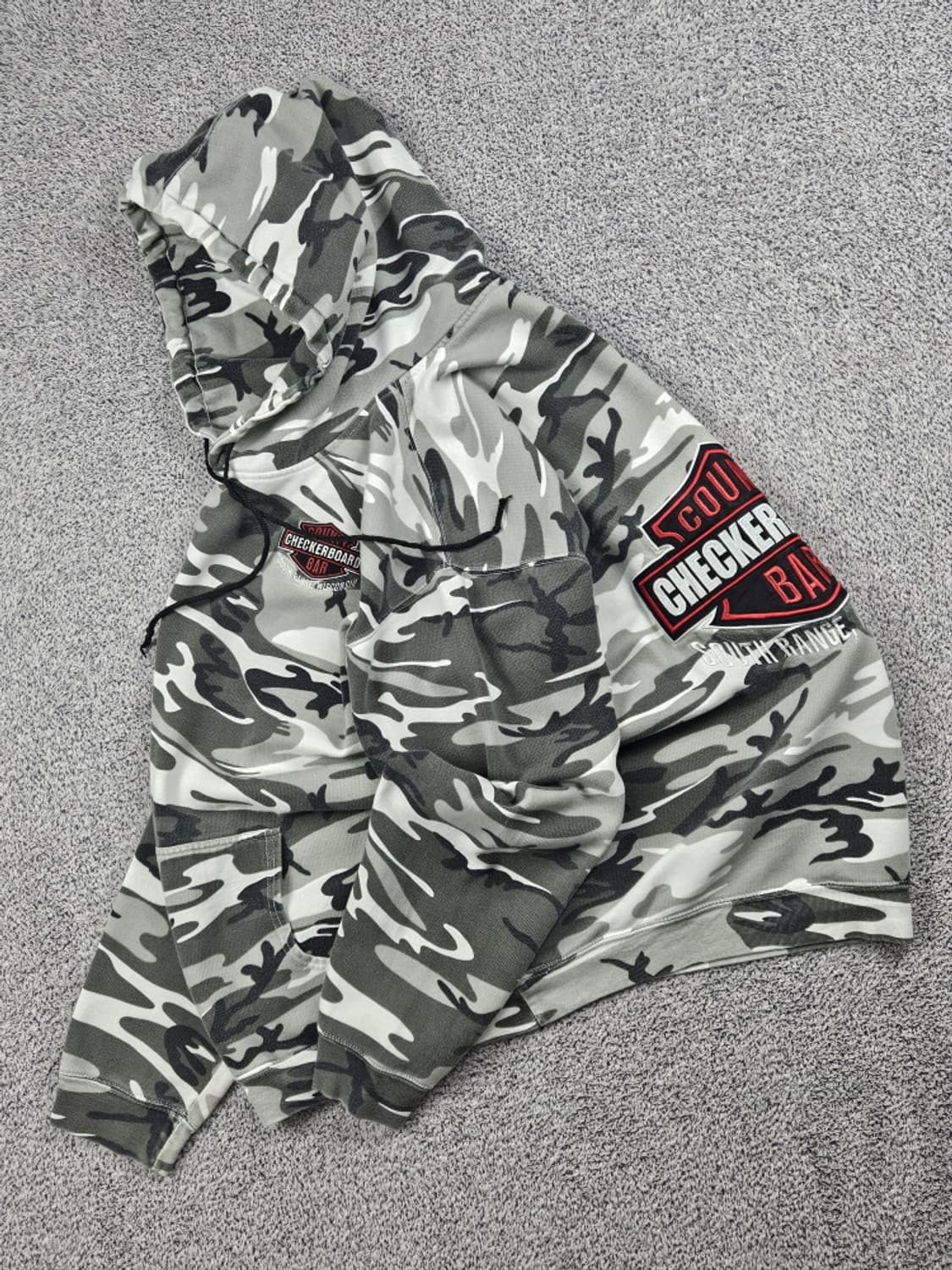 CODE V 카모패턴 카운티 체커보드 바 후디 ( L ) / 10441 상품이미지3