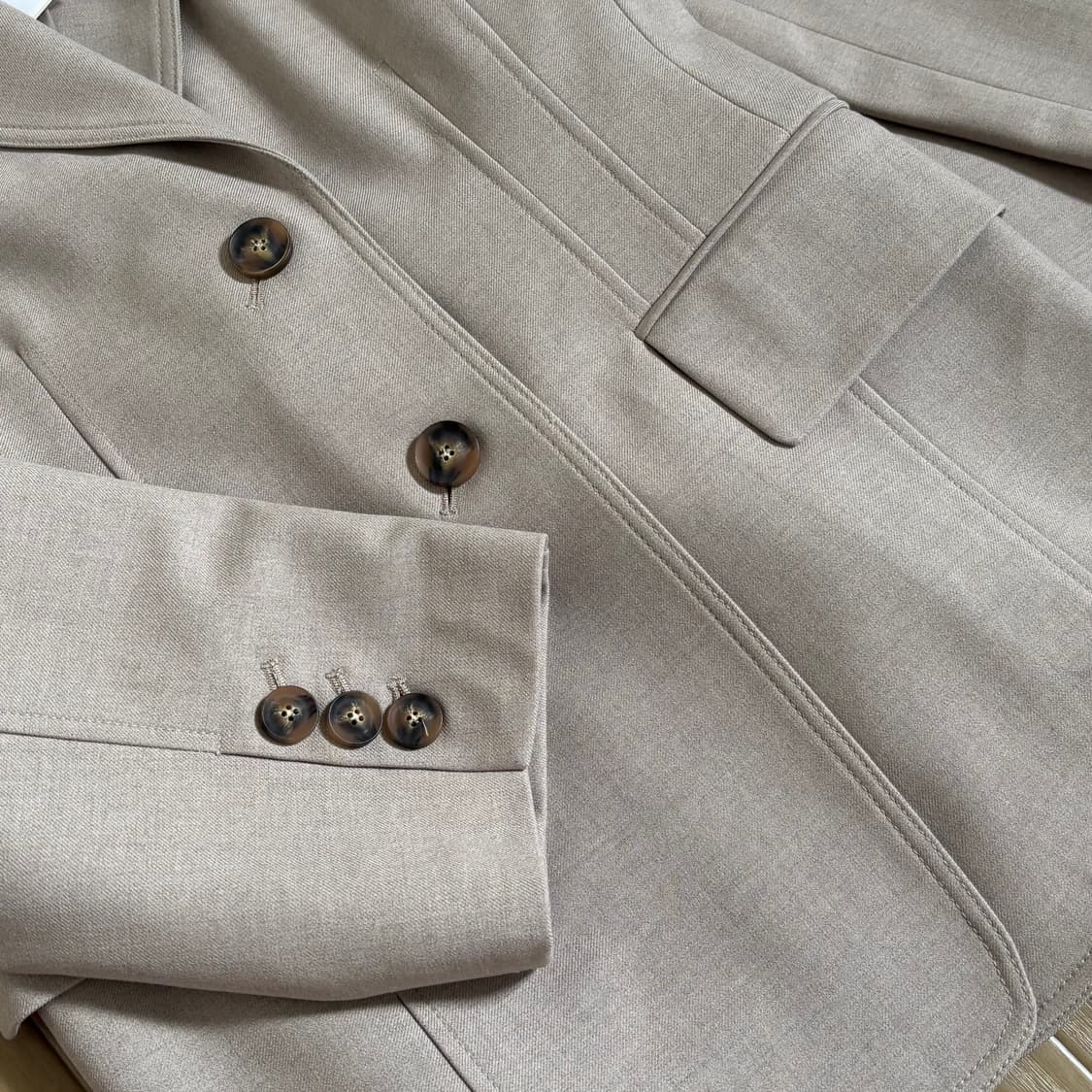 모한 TWS 라인 스티치 재킷 &amp; 롱스커트 세트 (새상품) 상품이미지3