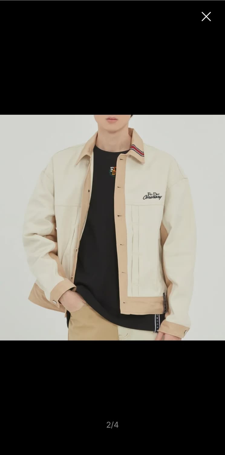 로맨틱크라운 재킷 FRIDAY TRUCKER JACKET_OATMEAL 상품이미지1