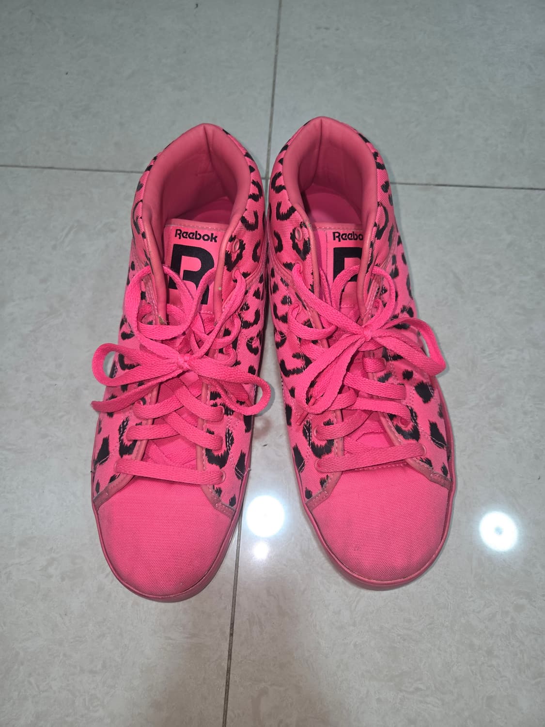 Reebok T Raww 'Pink' 리복 레오파드 핑크 스니커즈 y2k 상품이미지1