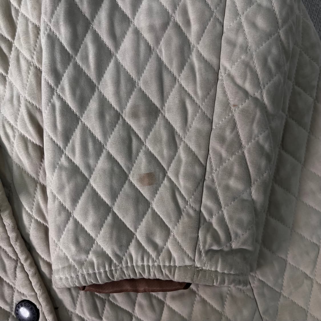 W 95 바버 퀄팅 버튼 자켓 상품이미지6