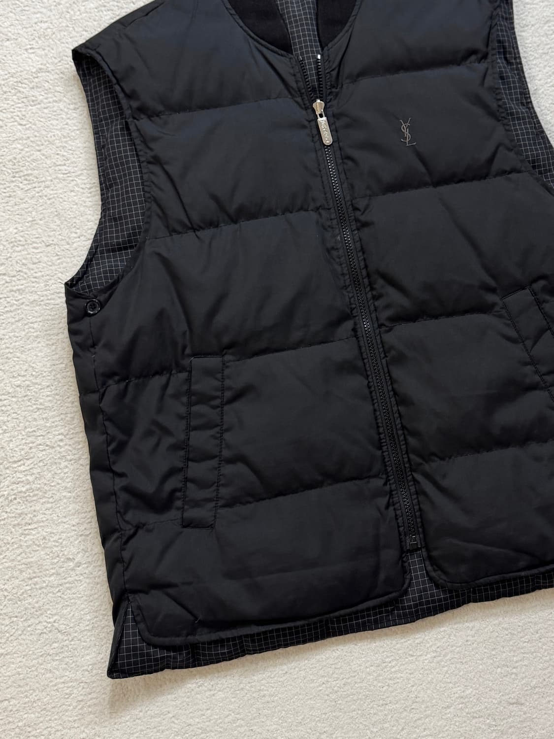 입생로랑 리버시블 구스다운 패딩조끼 베스트 상품이미지3