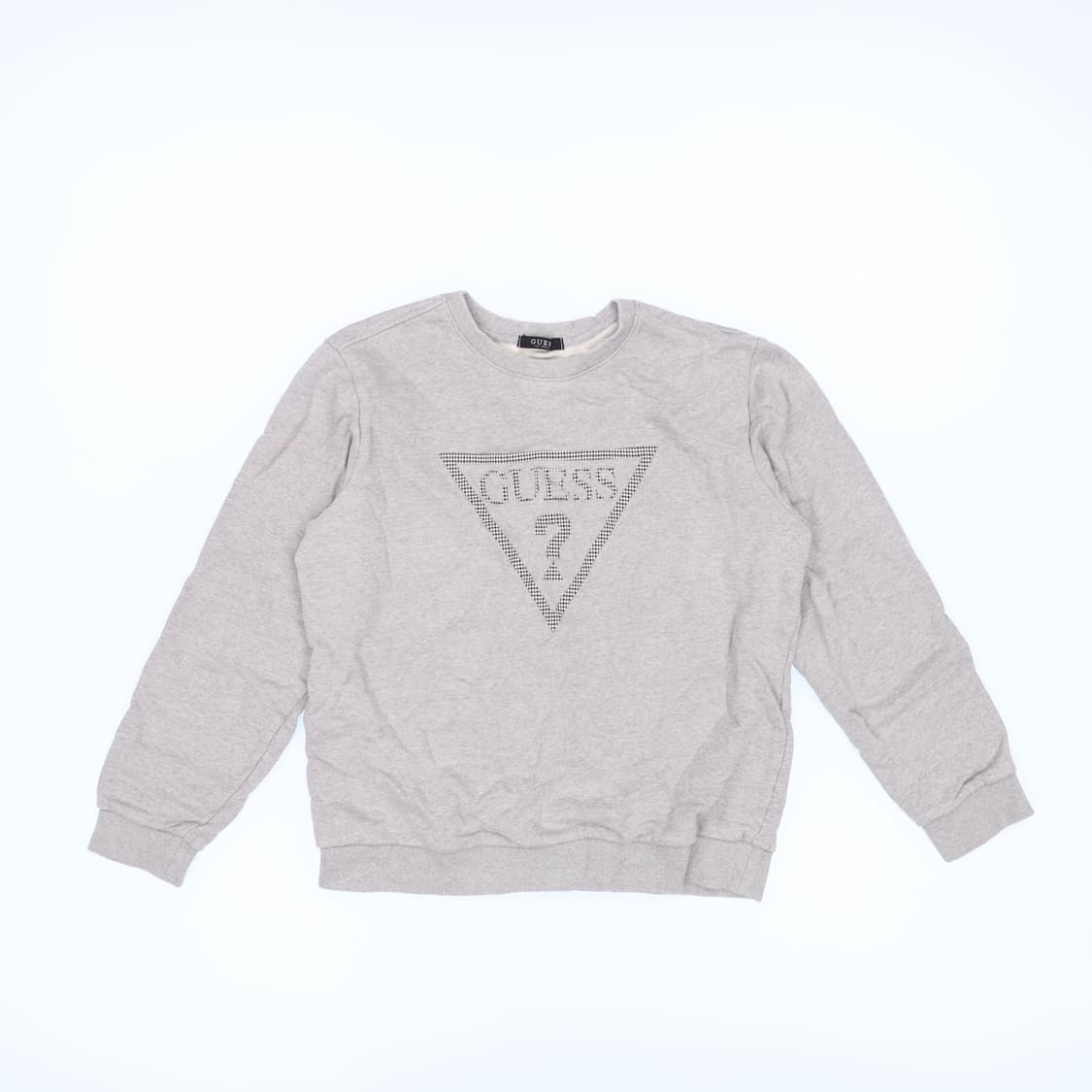 [L] 게스 삼각로고 빅로고 맨투맨 긴팔티 0114J 상품이미지1