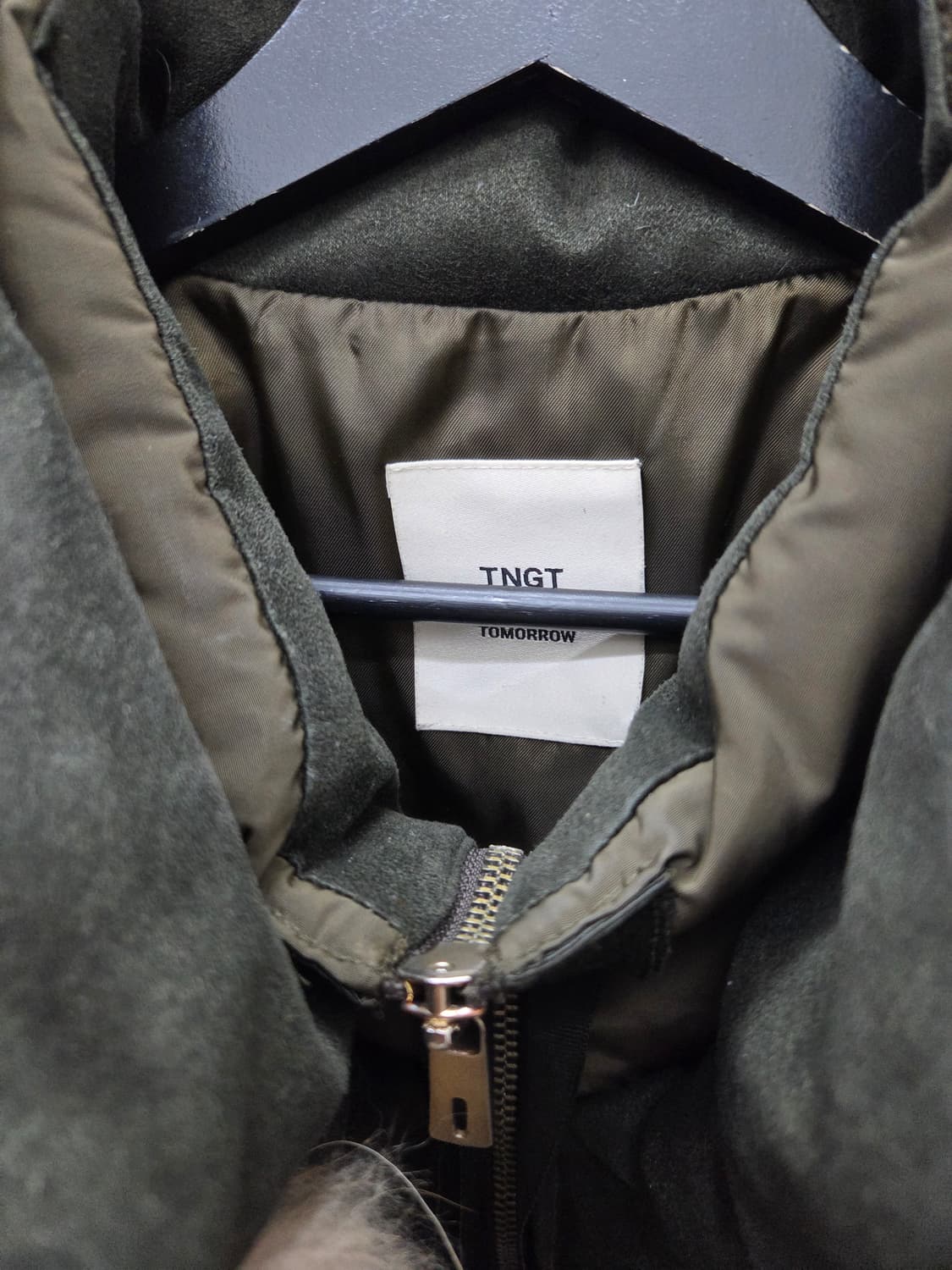 TNGT 라쿤카라 덕다운 패딩 상품이미지3