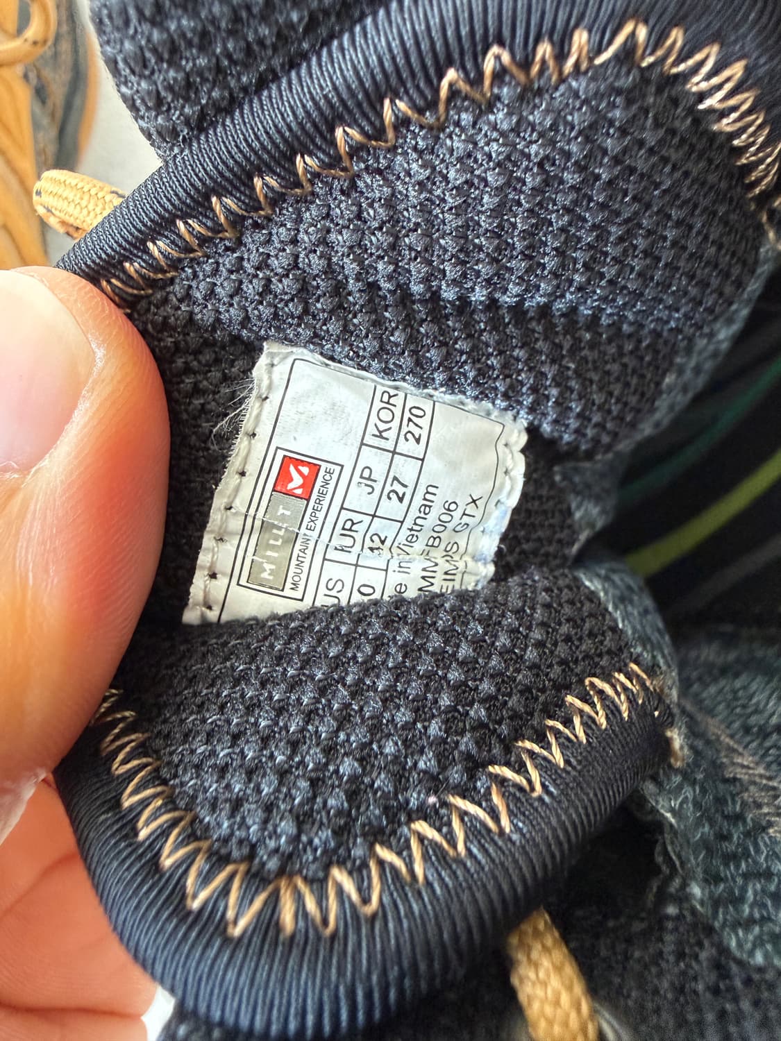 [270]밀레(MILLET) 고어텍스 하이킹 슈즈 상품이미지9