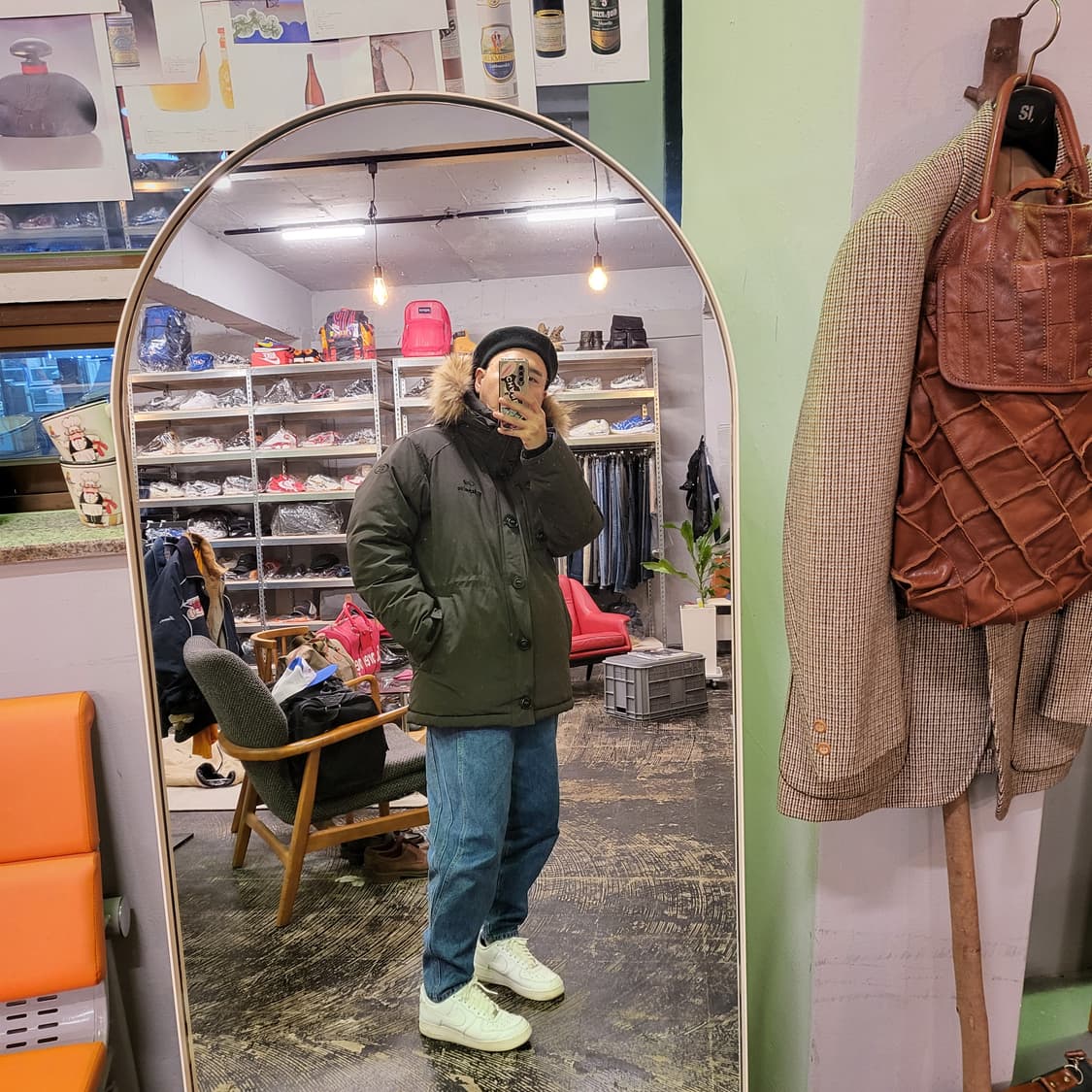 아이더 헤비 다운 패딩 자켓 (XL) 상품이미지10