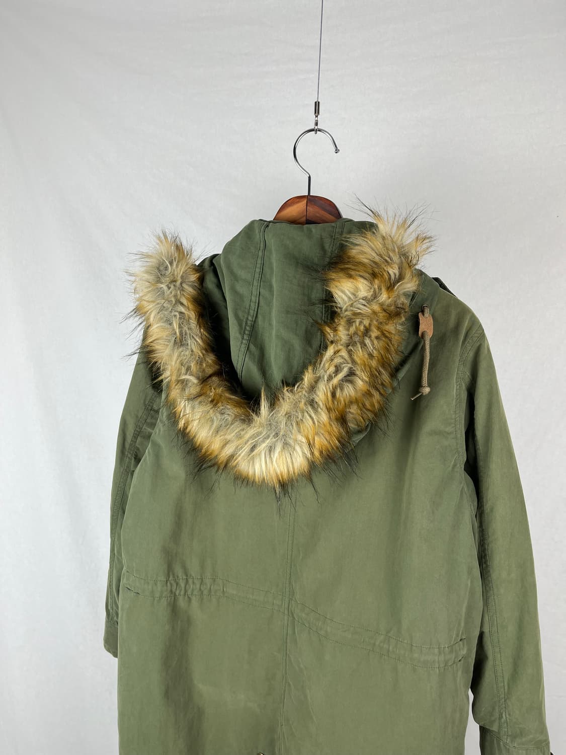 Vintage 카키 컬러 야상 상품이미지5