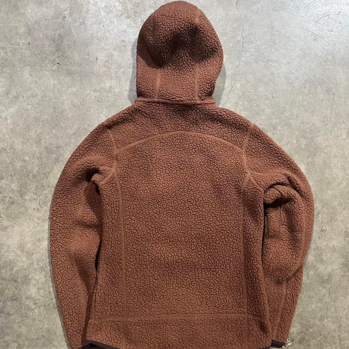 파타고니아 레트로 파일 후디 플리스 자켓 브라운 상품이미지3