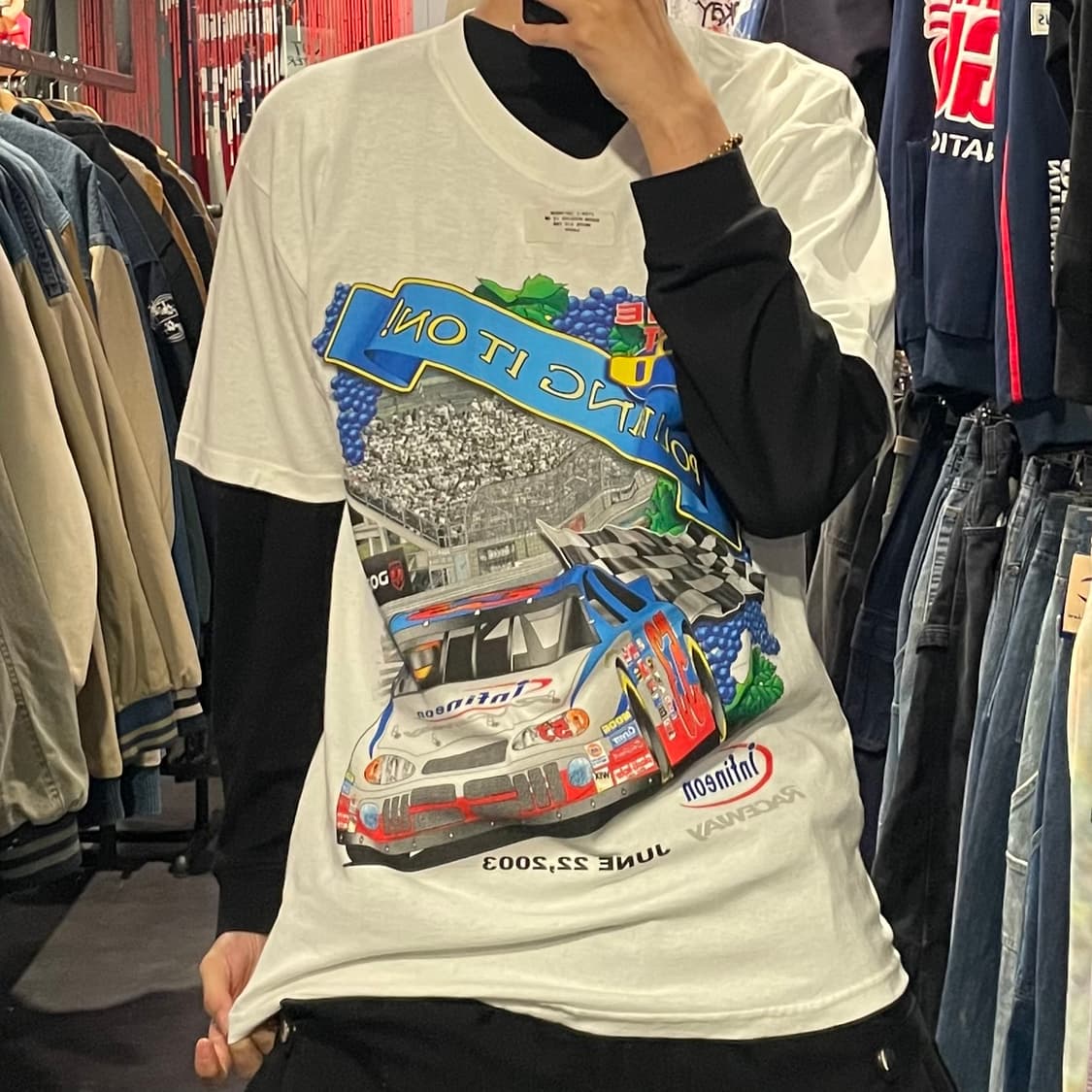 [IM] 나스카 프린팅 반팔 상품이미지2