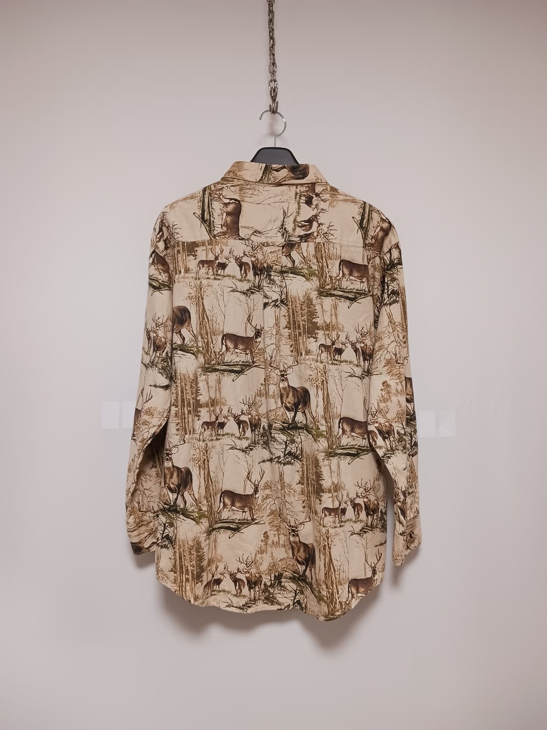 레드헤드 사슴패턴 면셔츠 상품이미지4
