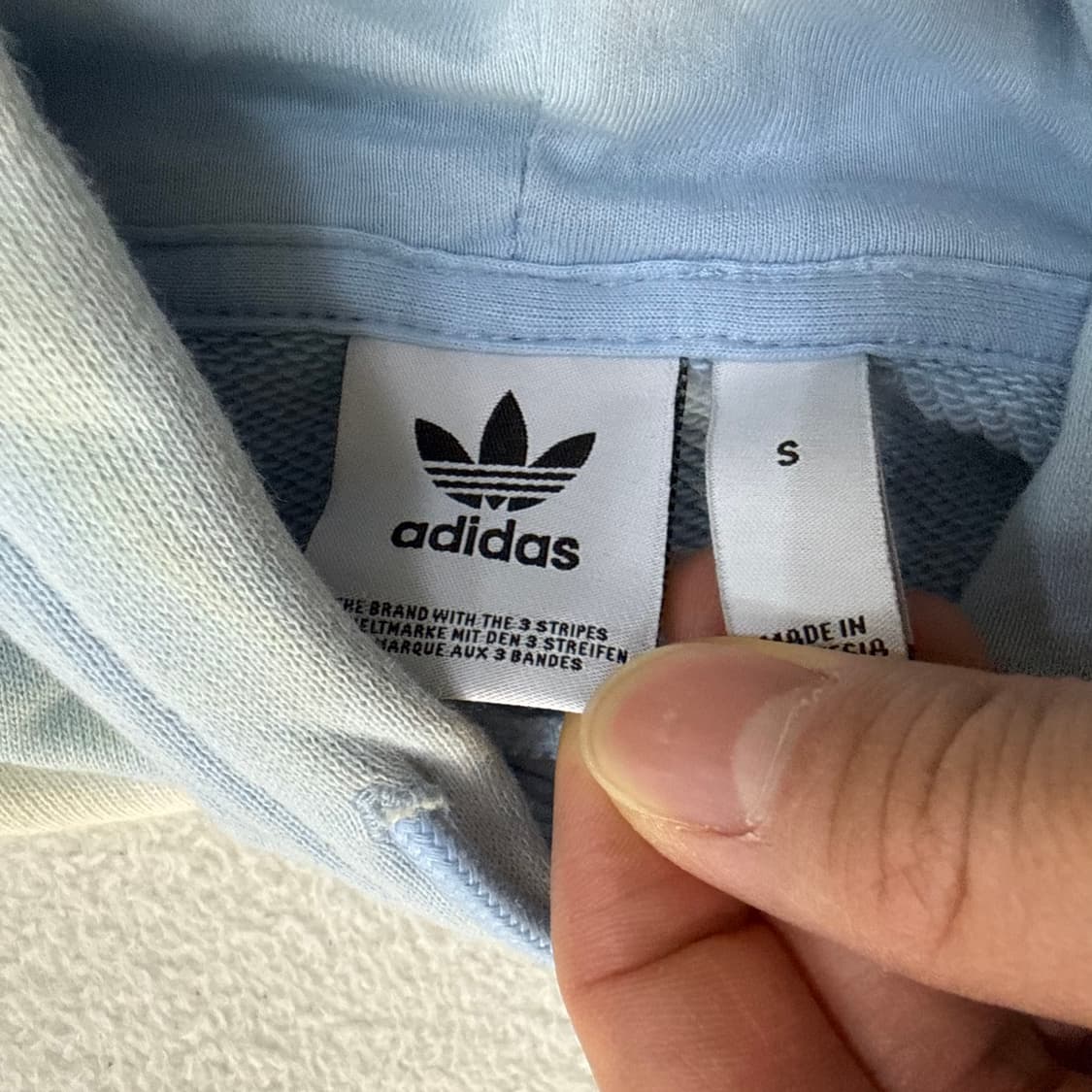 S 아디다스 크롭 후드티 0331T 상품이미지5