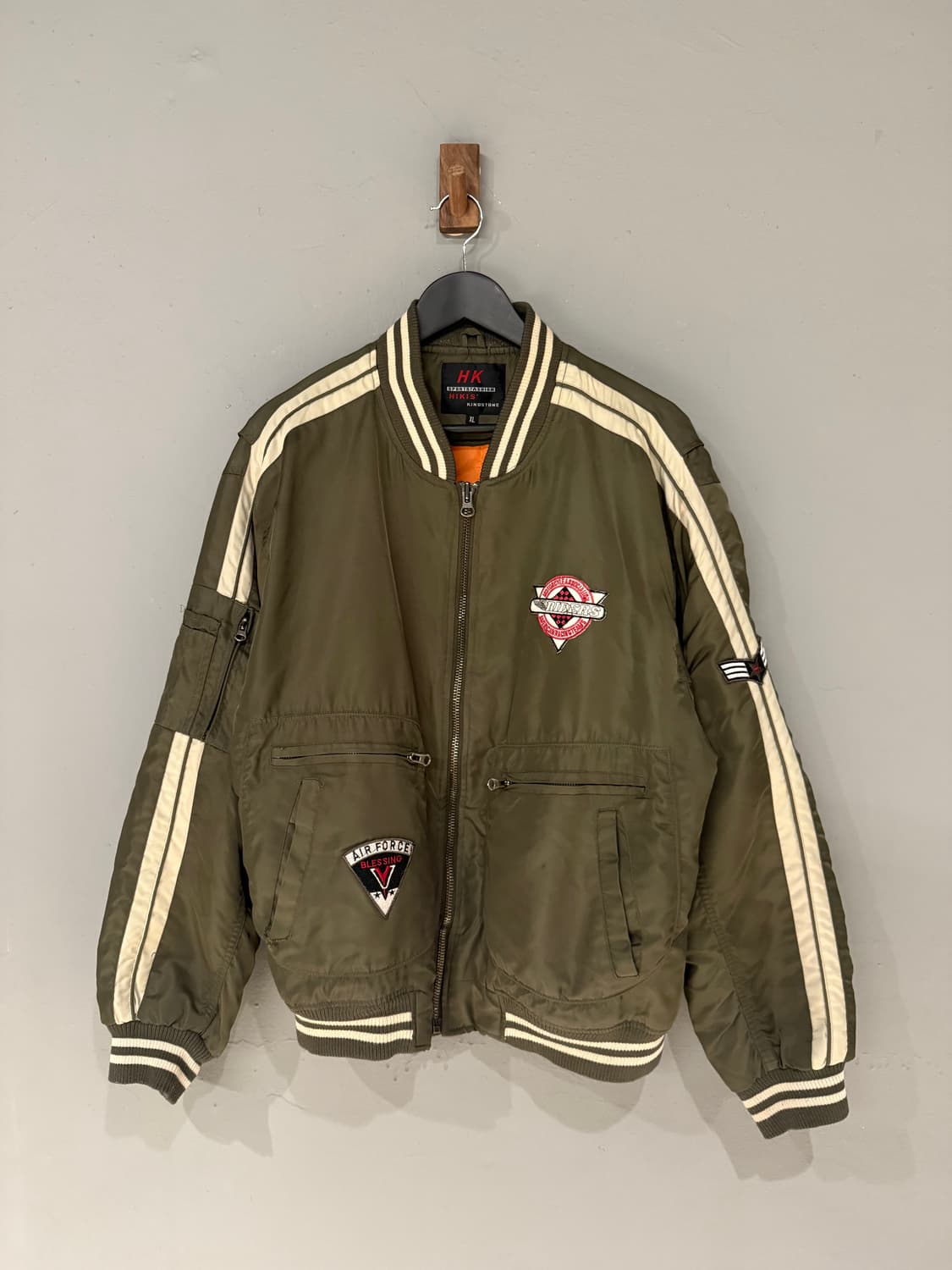 patch point line detail flight jumper 상품이미지6