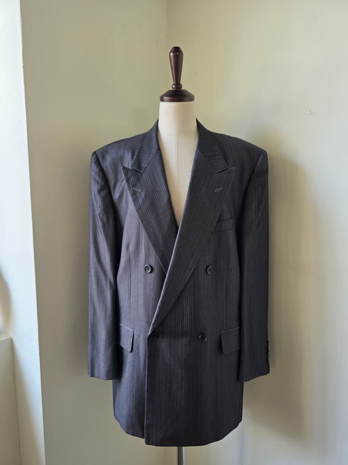 크리스찬 디올 스트라이프 더블 정장 자켓 상품이미지2
