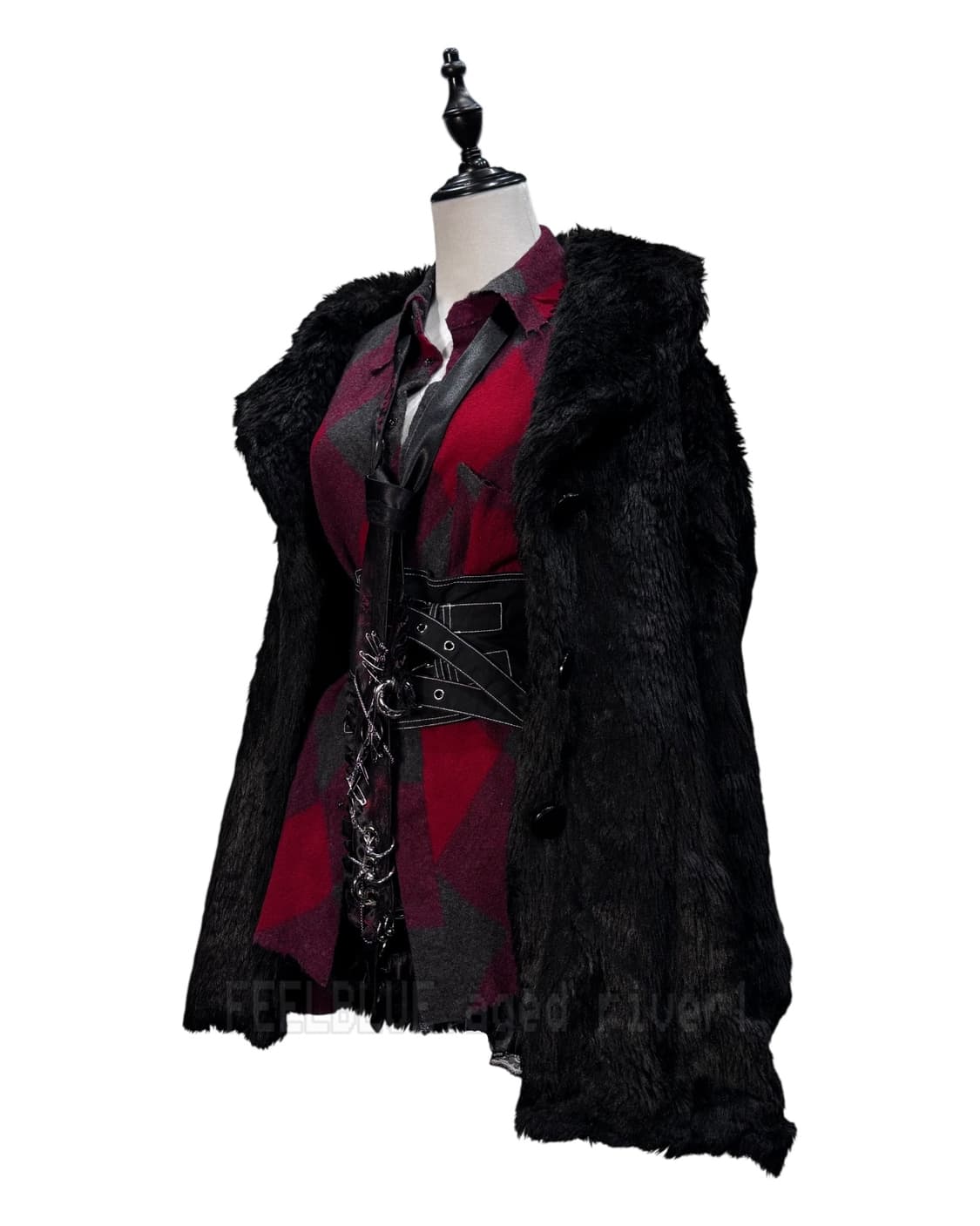 Black Fur Jacket 상품이미지5