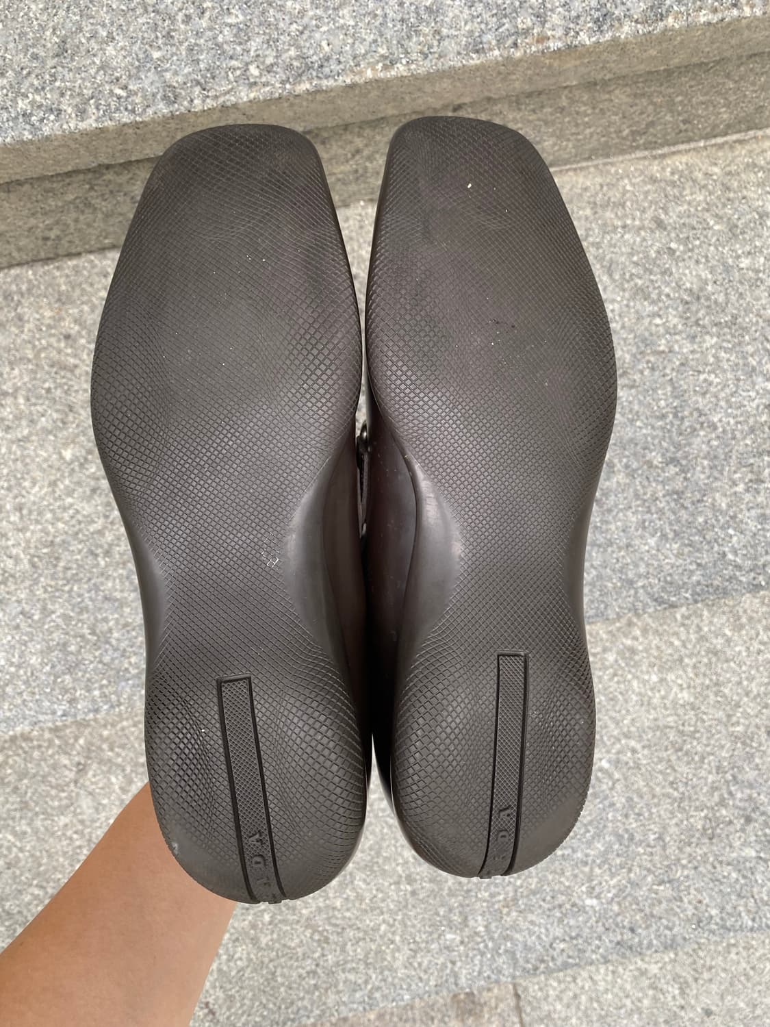 Prada 00s square toe buckle loafer 상품이미지6