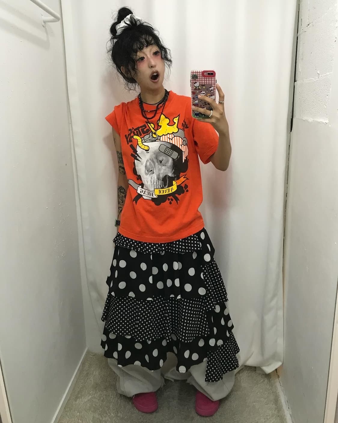 Stussy Orange T-shirt 상품이미지4