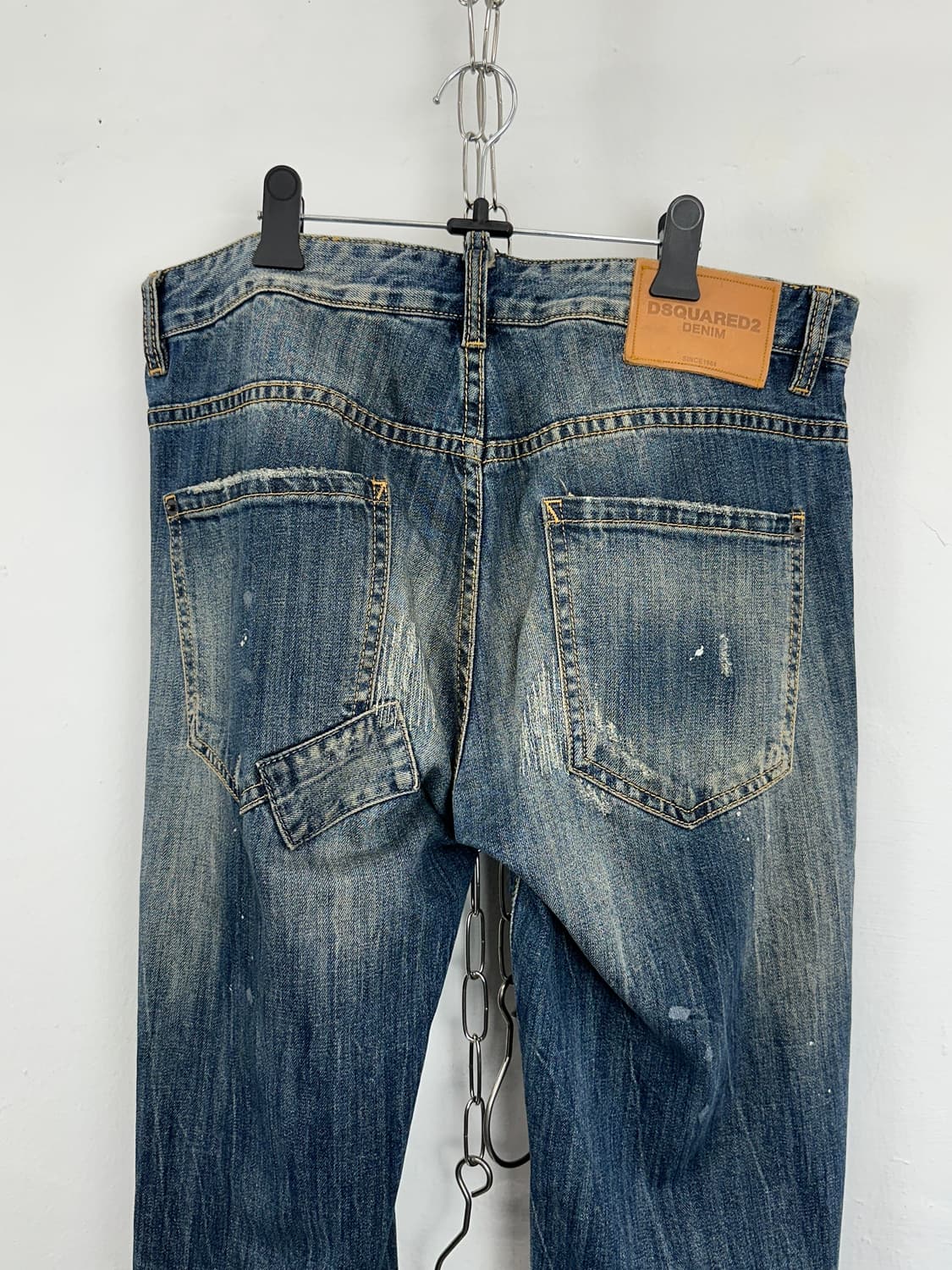 Dsquared2 Painted Patchwork Denim Pants 상품이미지9