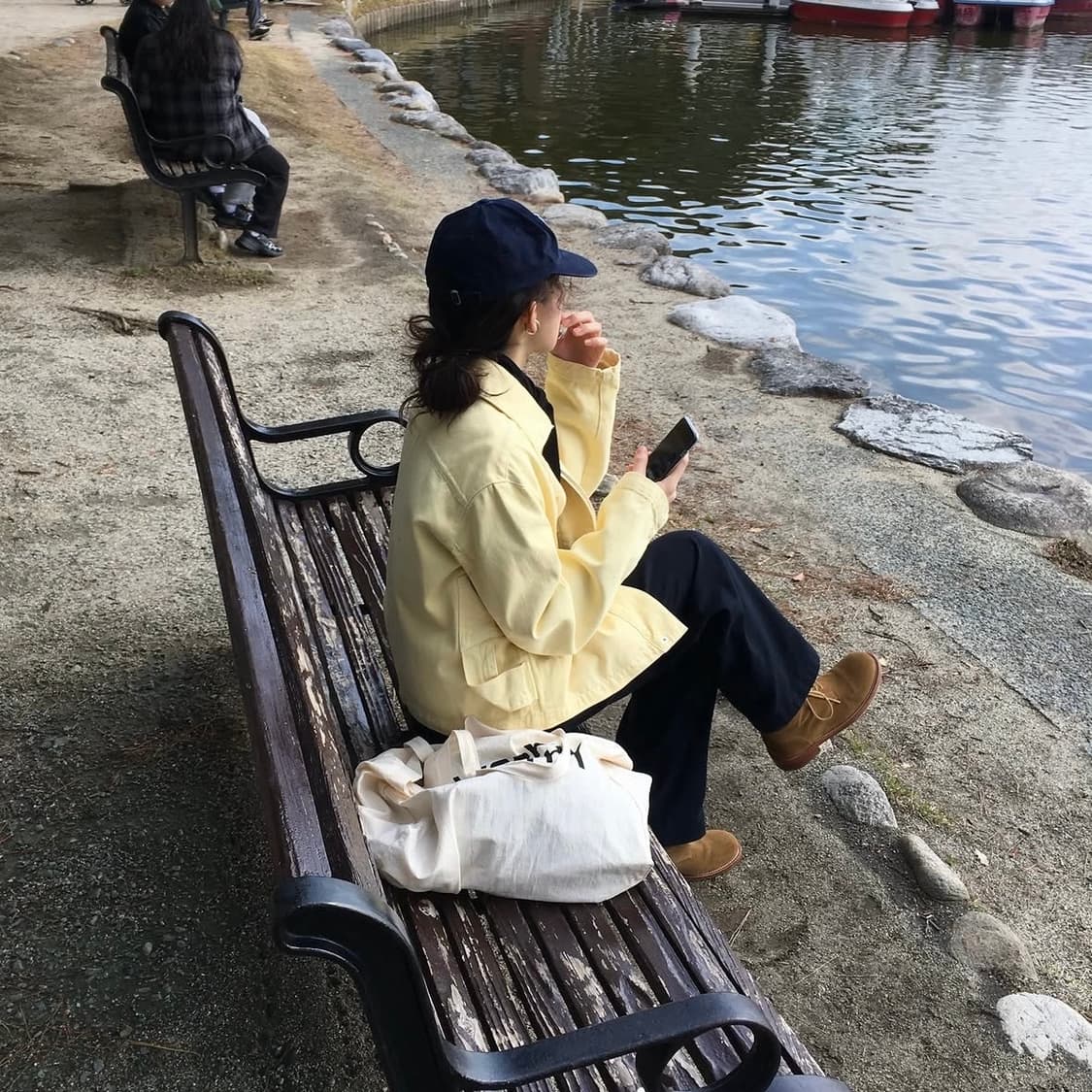 [EE] GARMENT DYED BLOUSON / L.Yellow (M) 상품이미지4