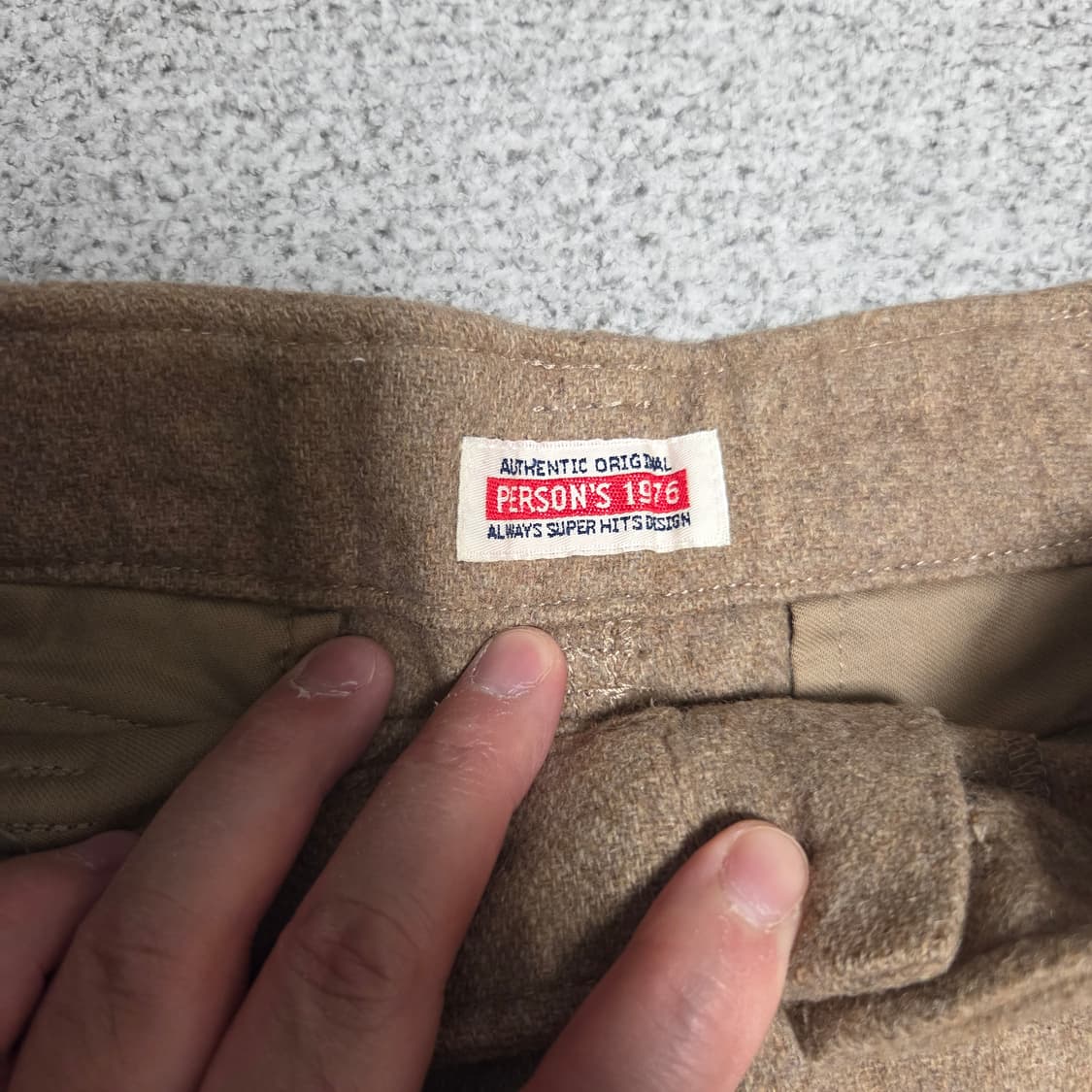 Person's 일본제 울 아메카지 하프팬츠 25-26 상품이미지3