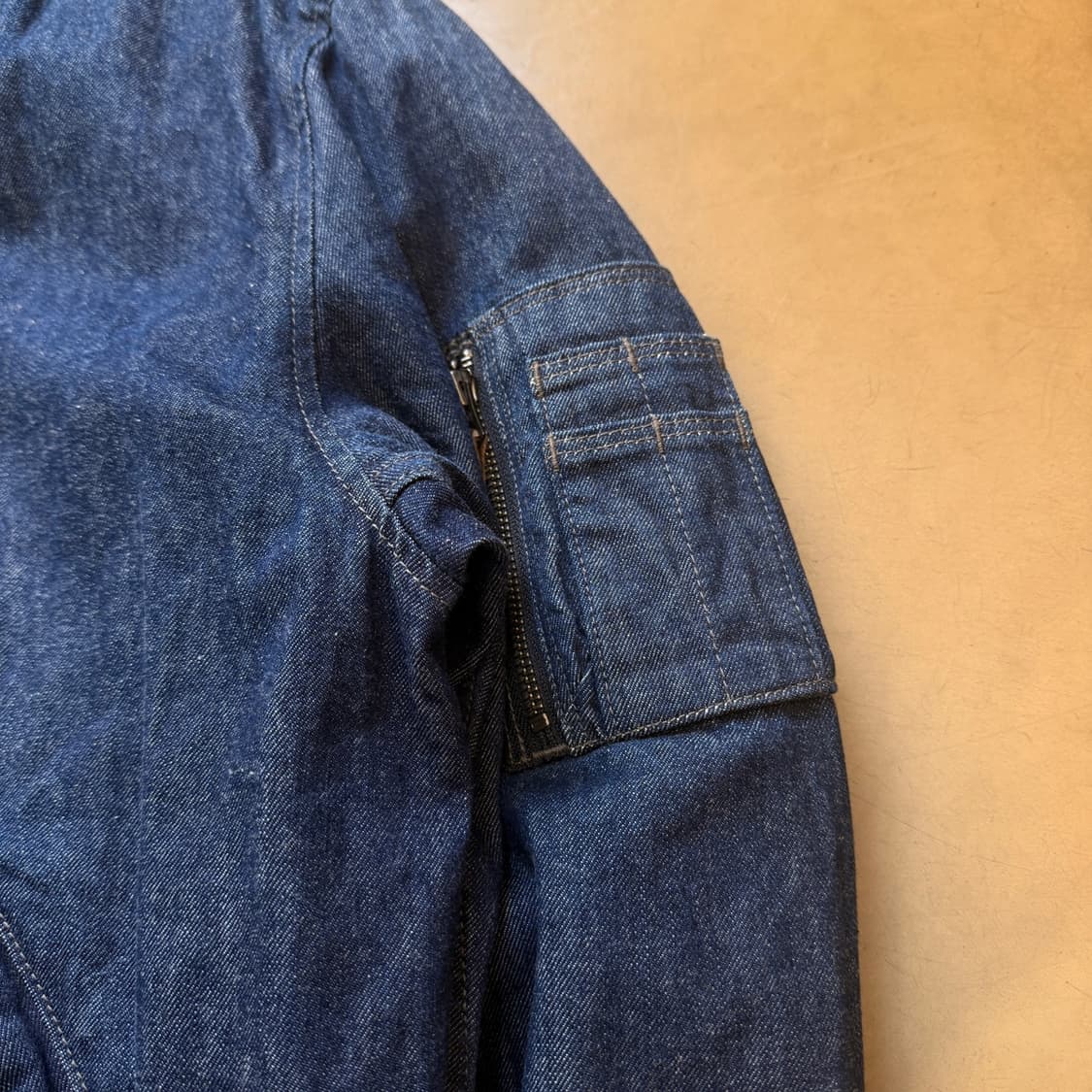 존불 데님 봄버 MA1 상품이미지5